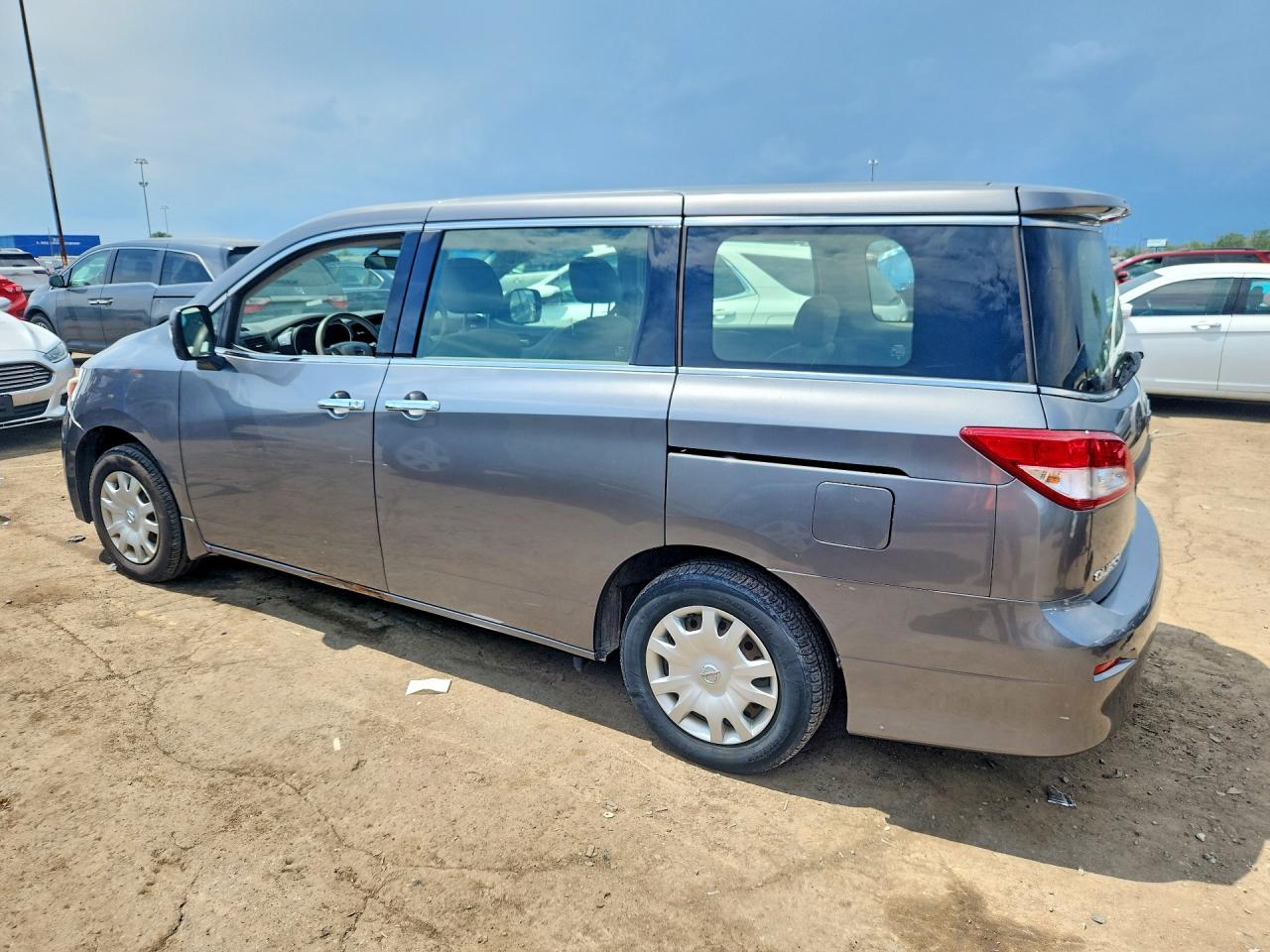 2015 Nissan Quest 3.5 S Gray vin: JN8AE2KP9F9131531