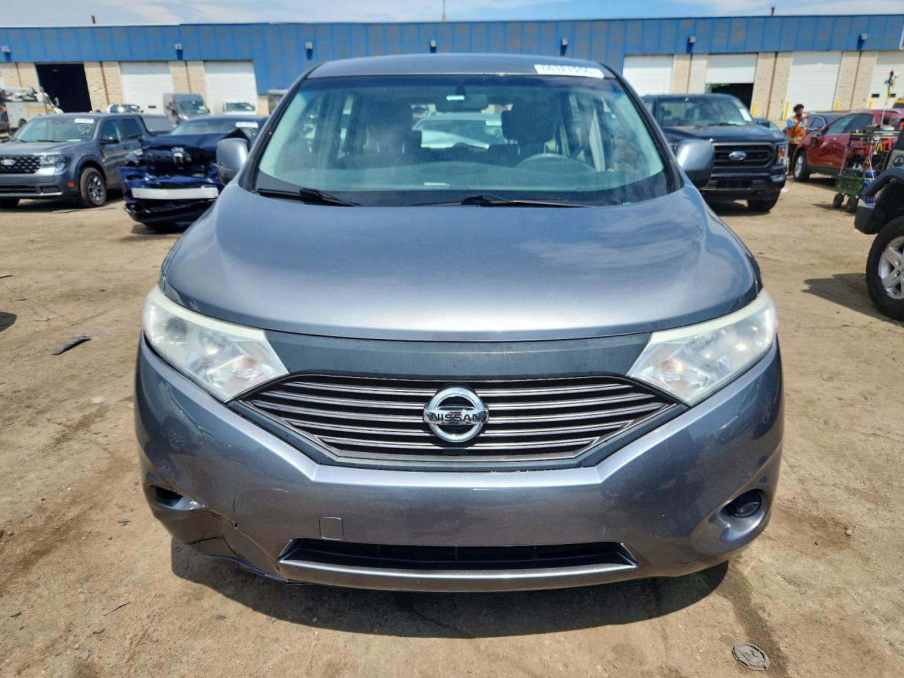 2015 Nissan Quest 3.5 S Gray vin: JN8AE2KP9F9131531