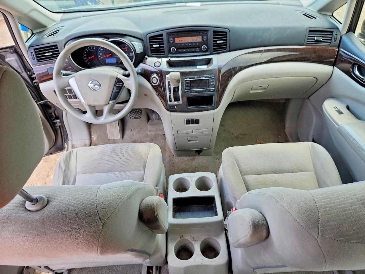 2015 Nissan Quest 3.5 S Gray vin: JN8AE2KP9F9131531