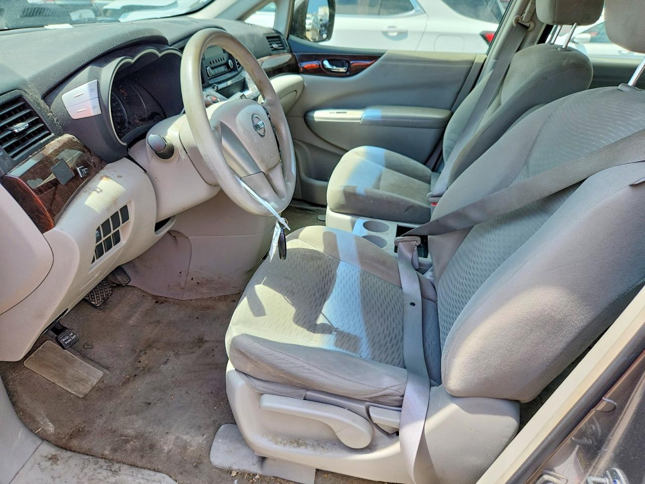 2015 Nissan Quest 3.5 S Gray vin: JN8AE2KP9F9131531