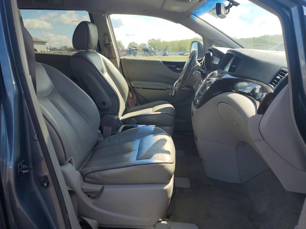 2011 Nissan Quest Blue vin: JN8AE2KPXB9007567