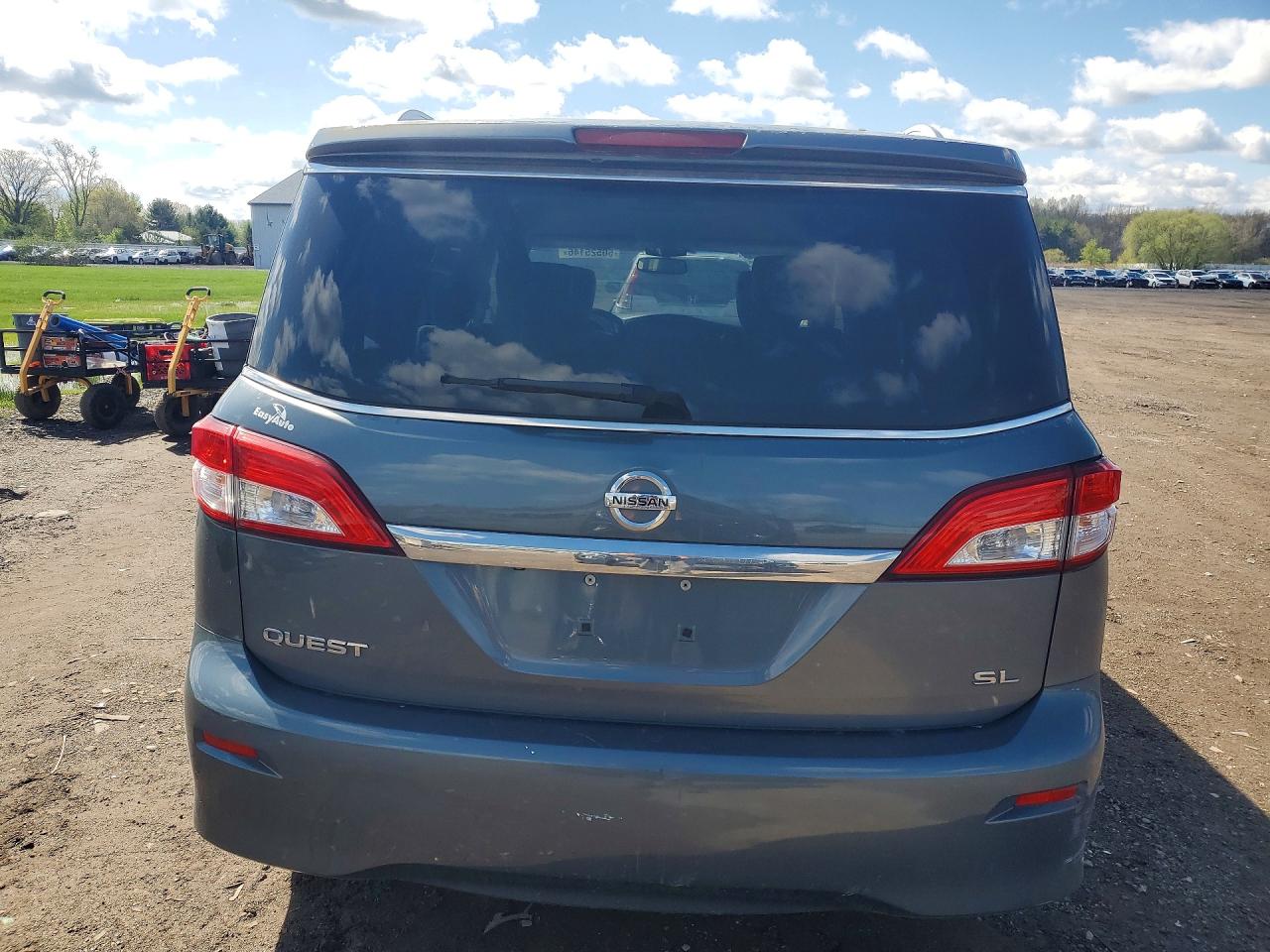 2011 Nissan Quest Blue vin: JN8AE2KPXB9007567