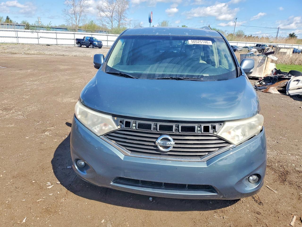 2011 Nissan Quest Blue vin: JN8AE2KPXB9007567