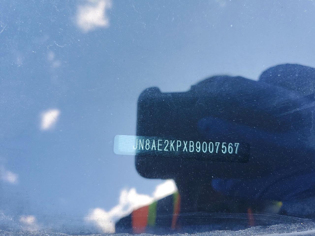 2011 Nissan Quest Blue vin: JN8AE2KPXB9007567