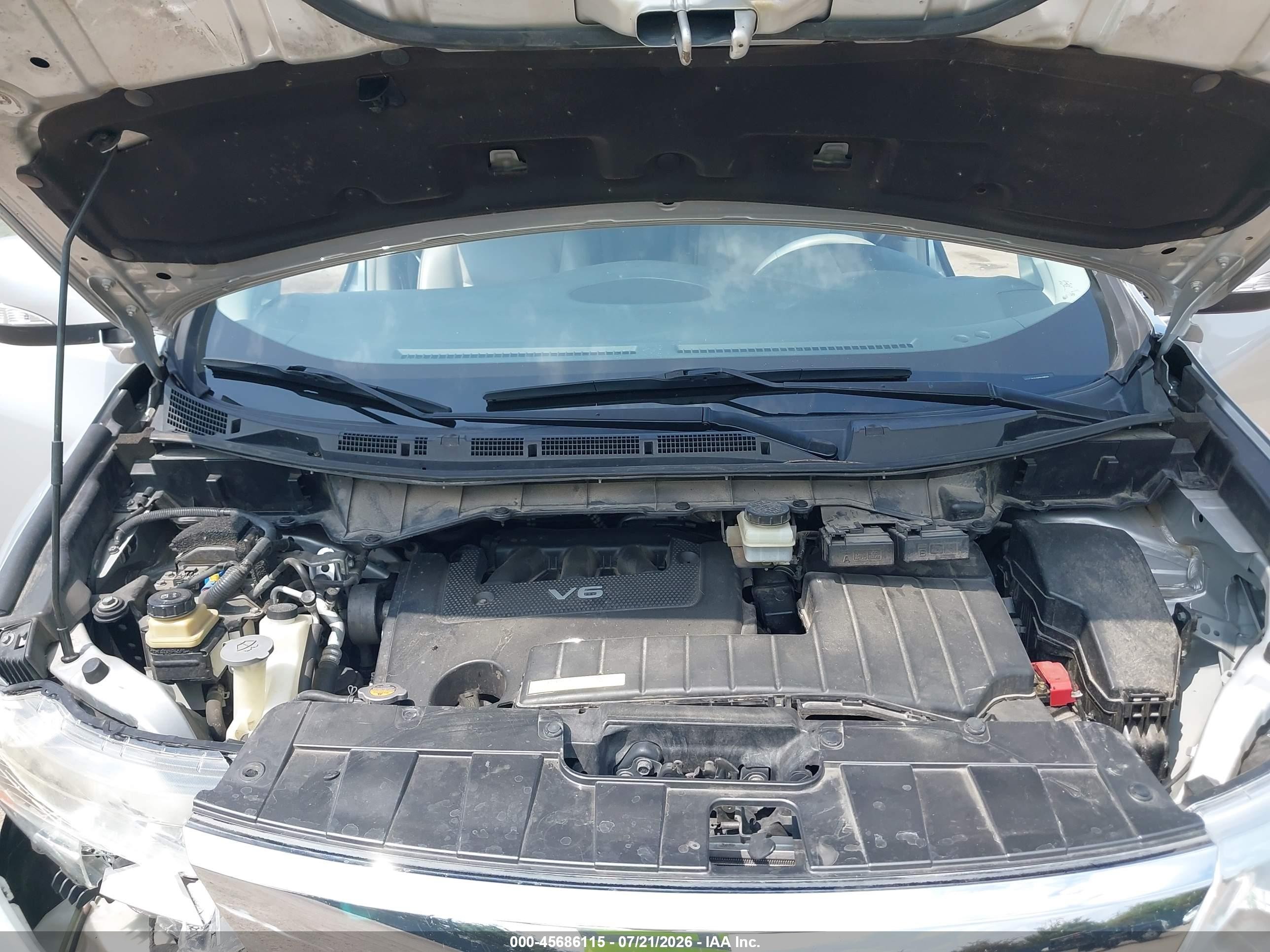 2011 Nissan Quest Sl Silver vin: JN8AE2KPXB9009500