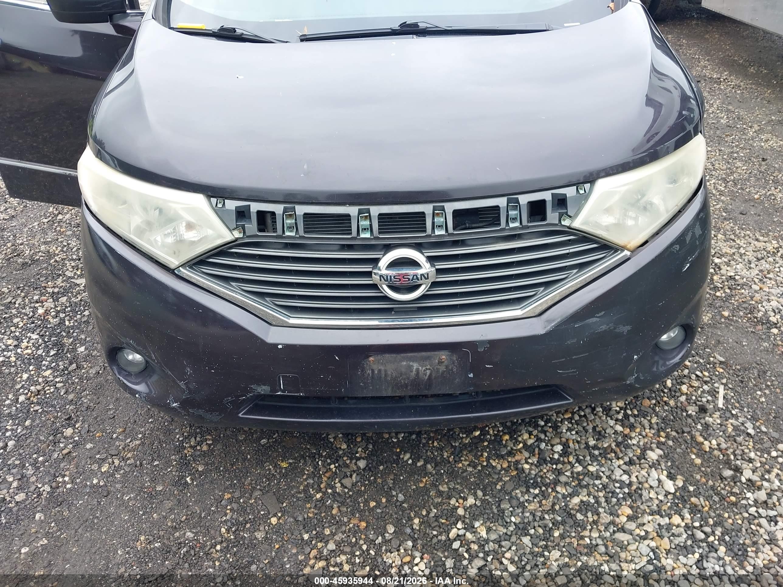 2011 Nissan Quest Le Purple vin: JN8AE2KPXB9010873
