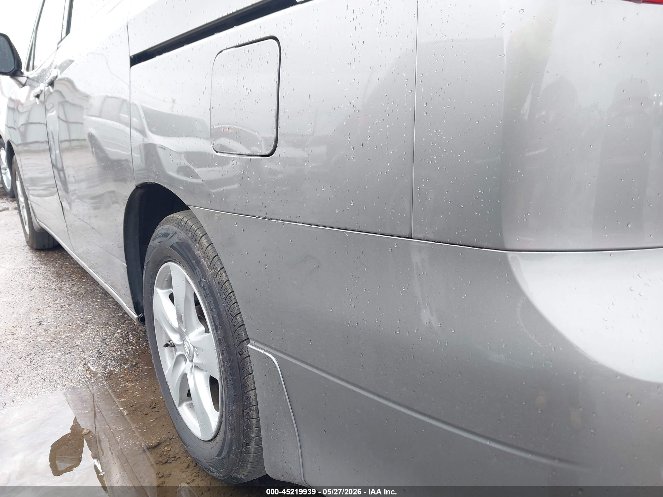 2012 Nissan Quest Sv Gray vin: JN8AE2KPXC9032860