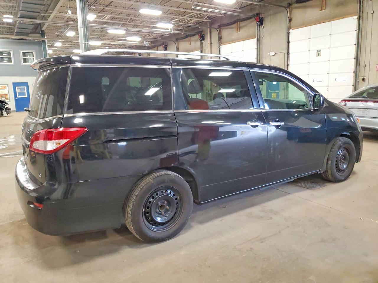 2012 Nissan Quest 3.5 S Black vin: JN8AE2KPXC9037699