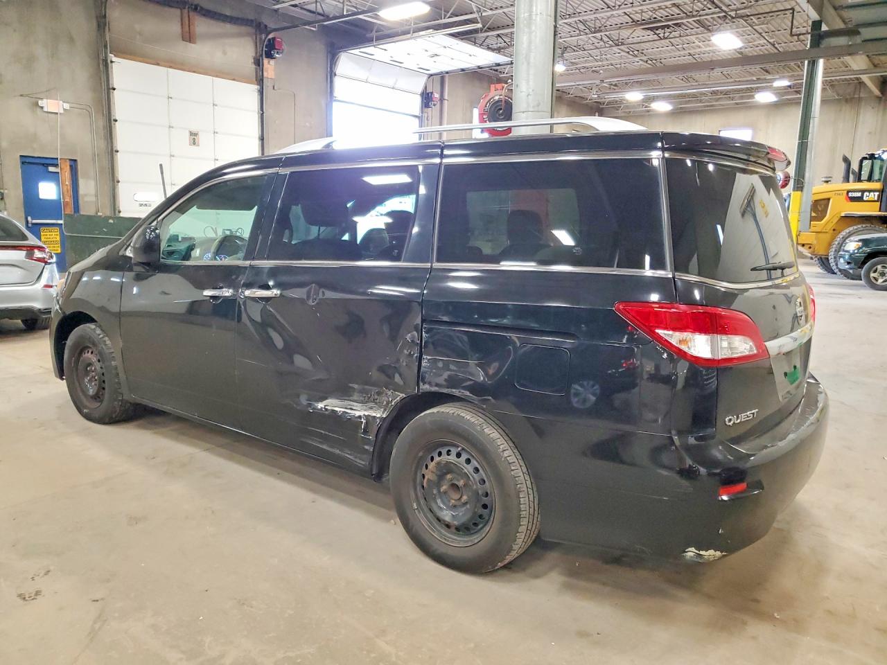 2012 Nissan Quest 3.5 S Black vin: JN8AE2KPXC9037699