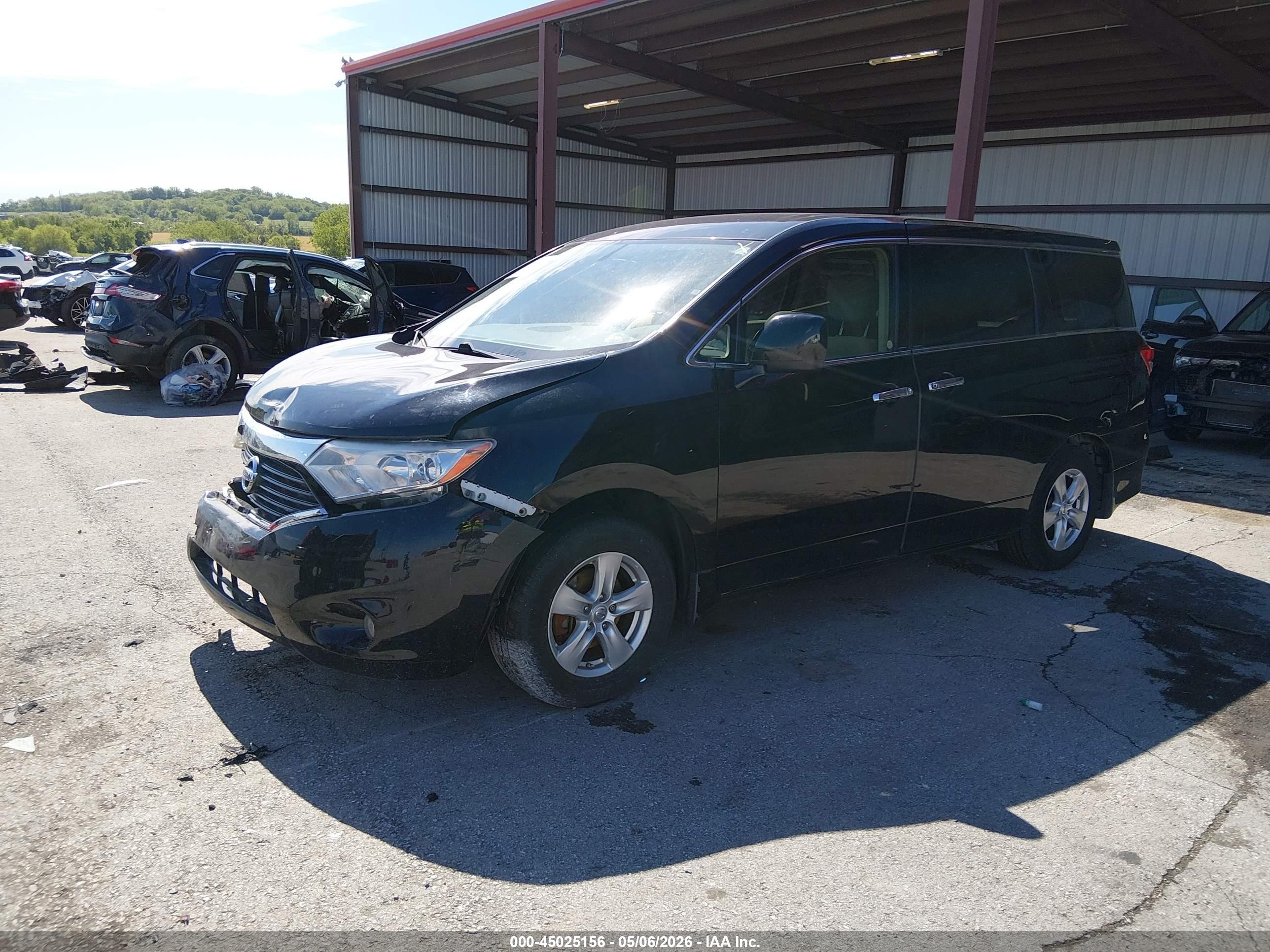 2013 Nissan Quest Sv Черный vin: JN8AE2KPXD9064211