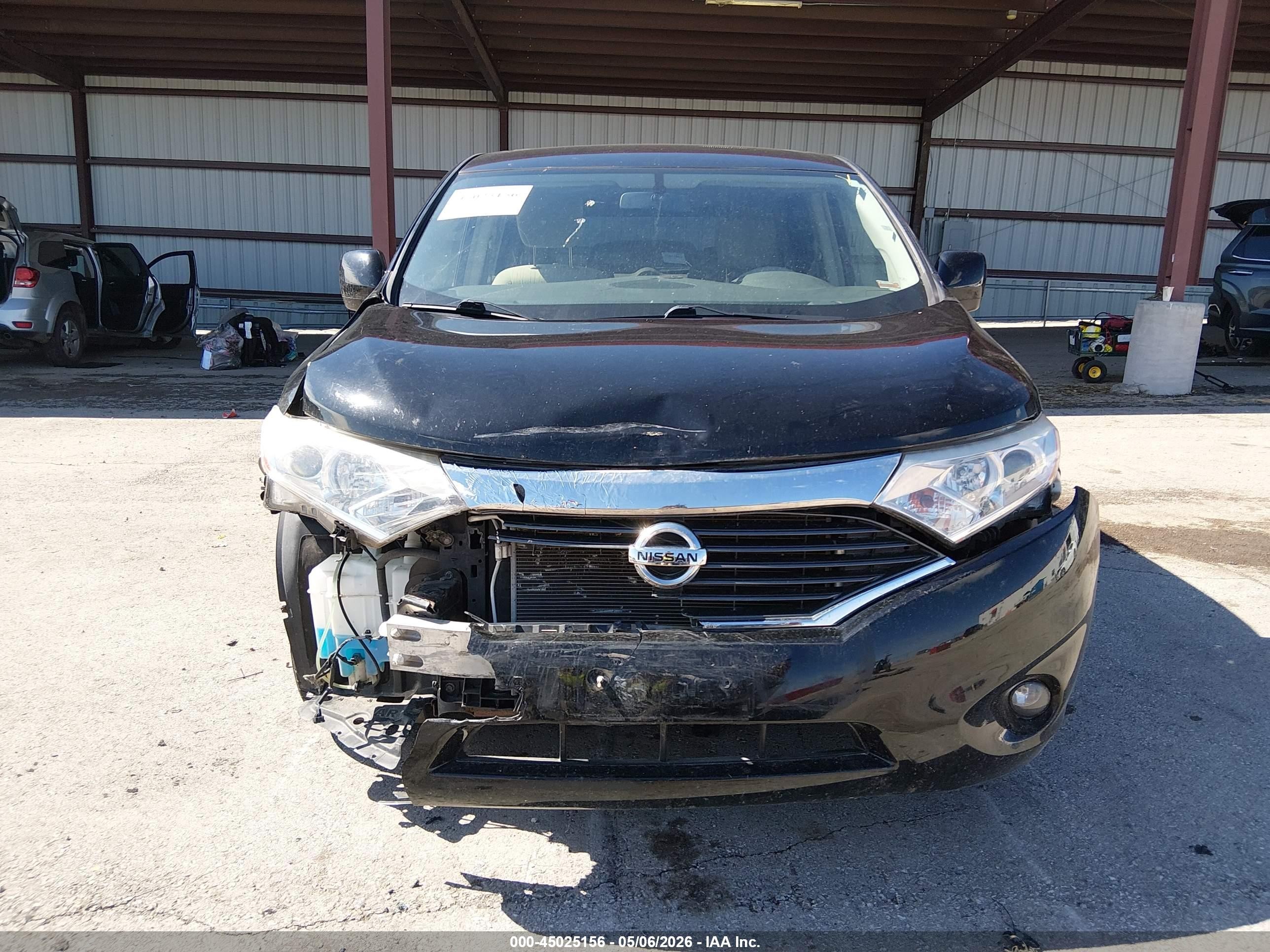 2013 Nissan Quest Sv Черный vin: JN8AE2KPXD9064211