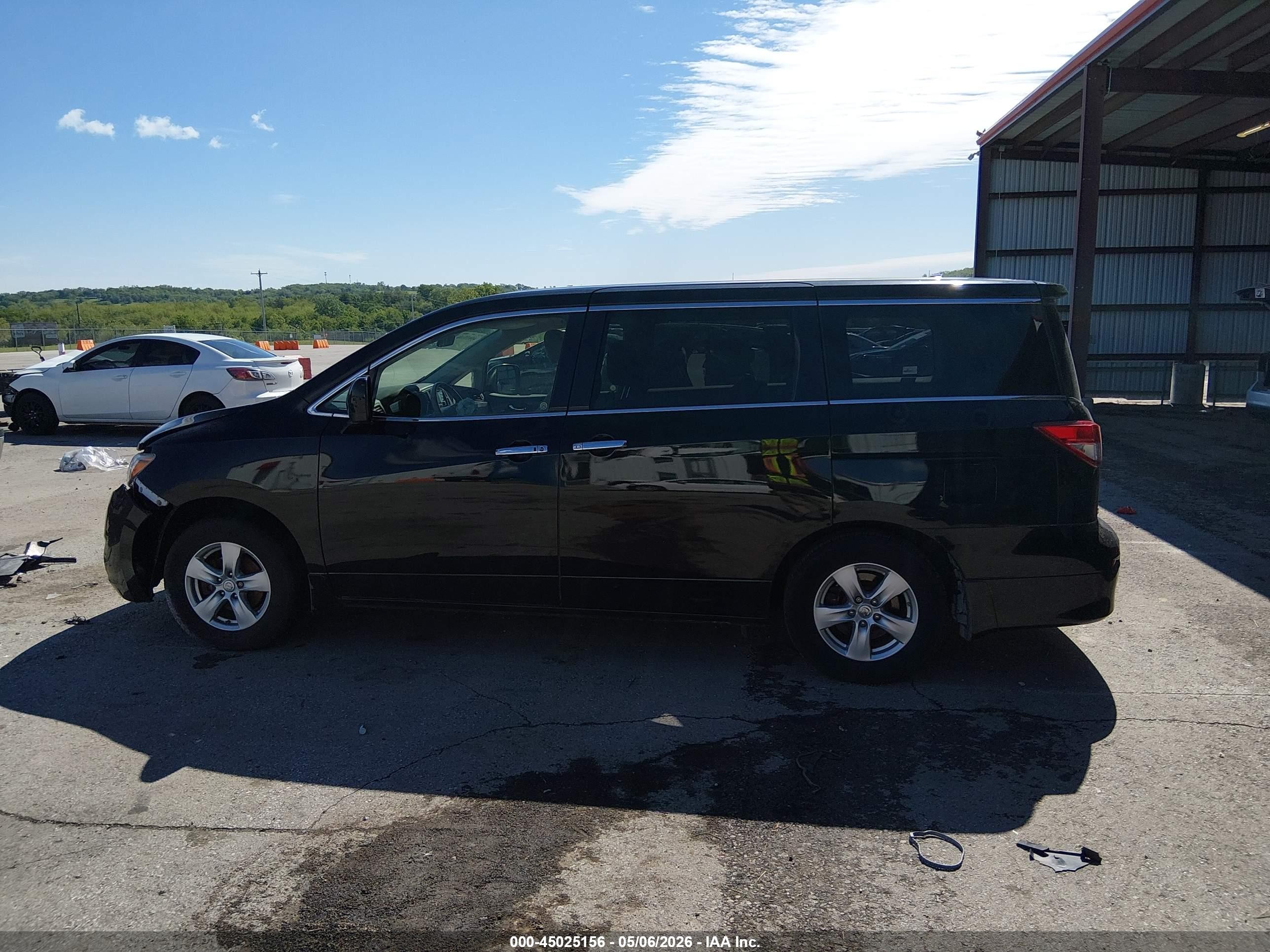 2013 Nissan Quest Sv Черный vin: JN8AE2KPXD9064211