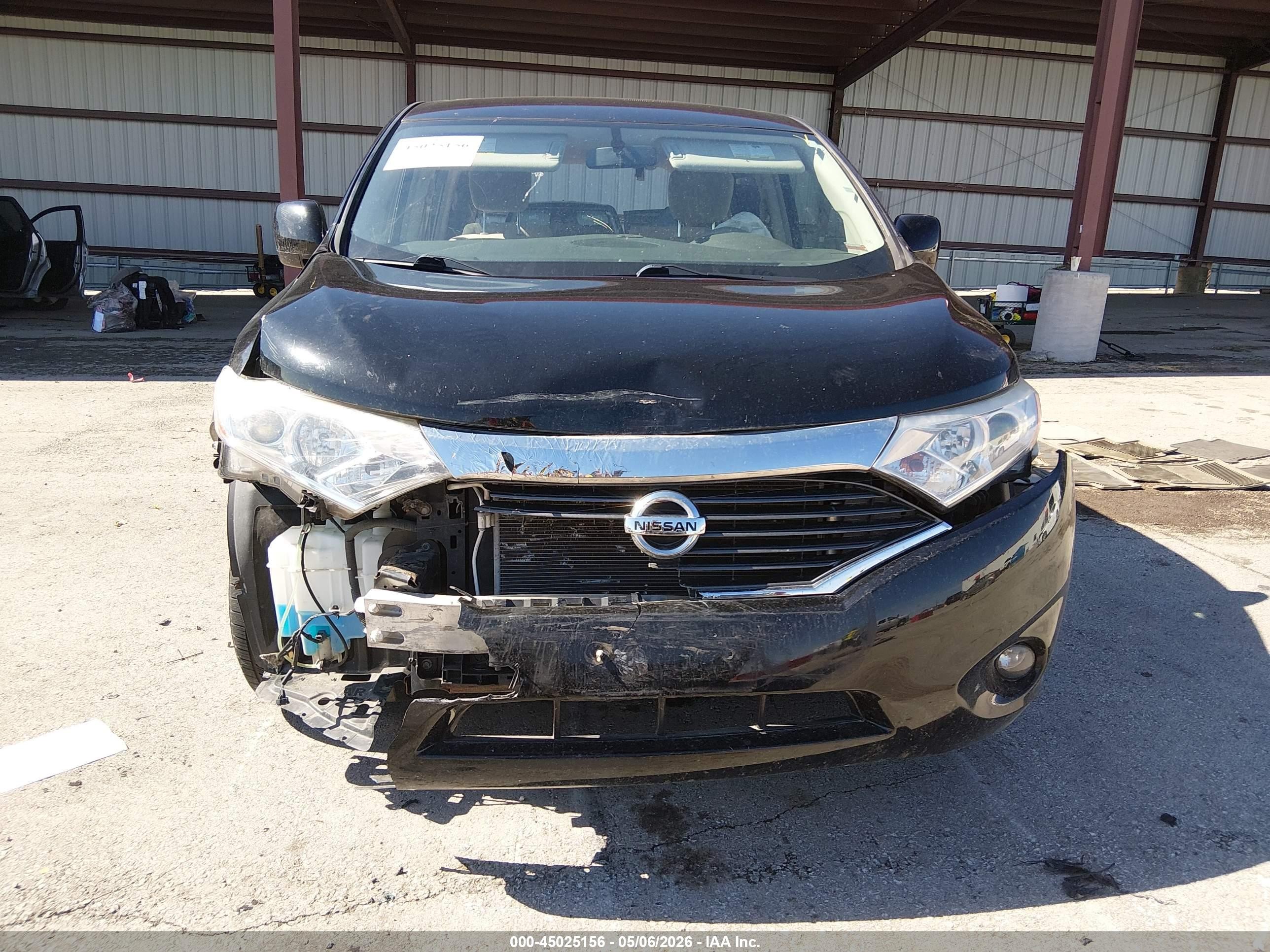 2013 Nissan Quest Sv Черный vin: JN8AE2KPXD9064211