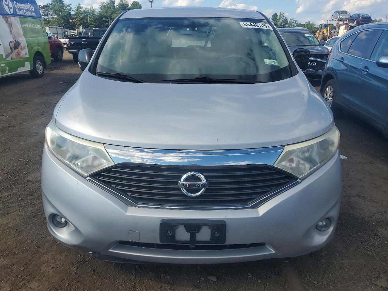 2013 Nissan Quest 3.5 S Серый vin: JN8AE2KPXD9065892