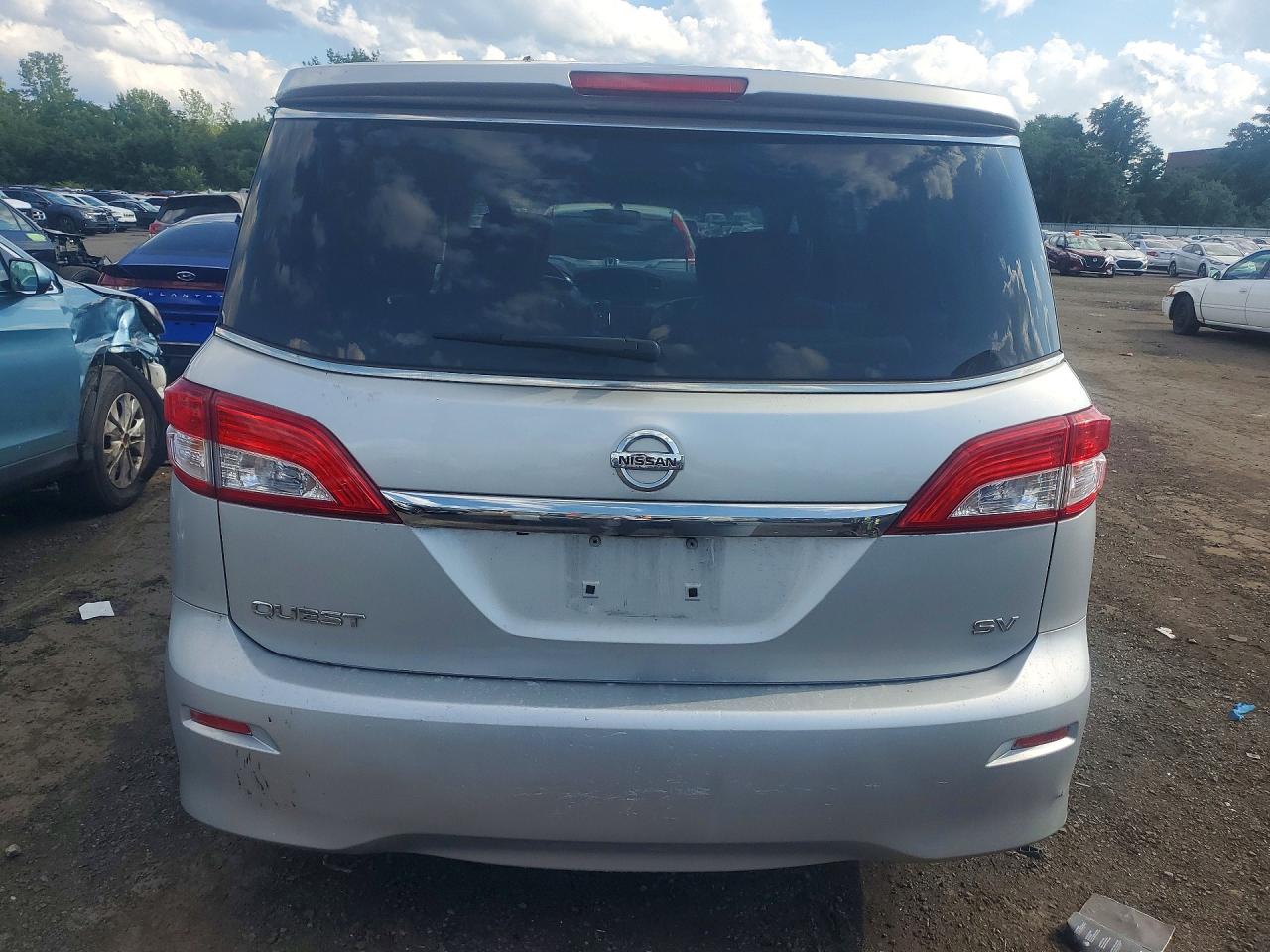 2013 Nissan Quest 3.5 S Серый vin: JN8AE2KPXD9065892
