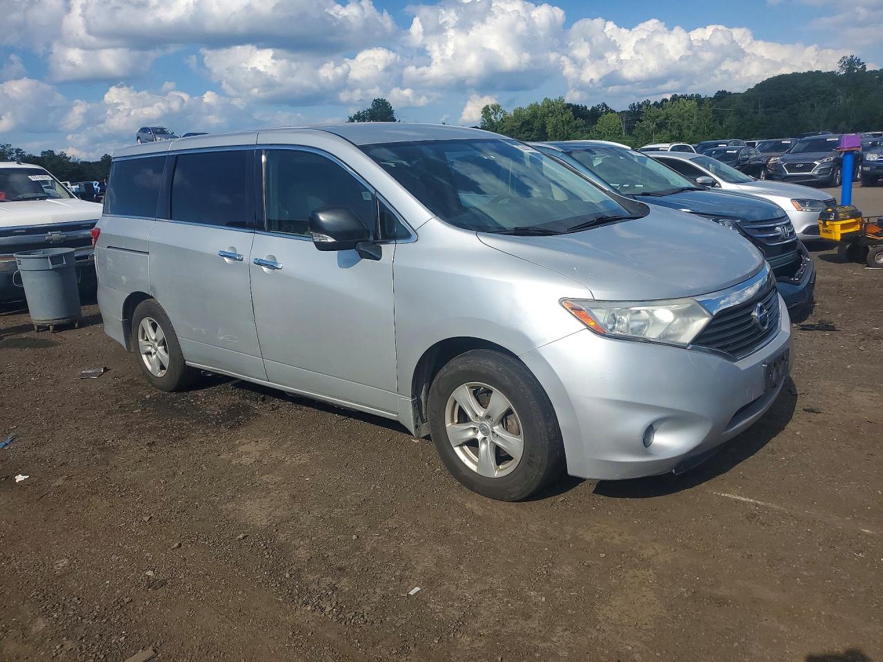 2013 Nissan Quest 3.5 S Серый vin: JN8AE2KPXD9065892