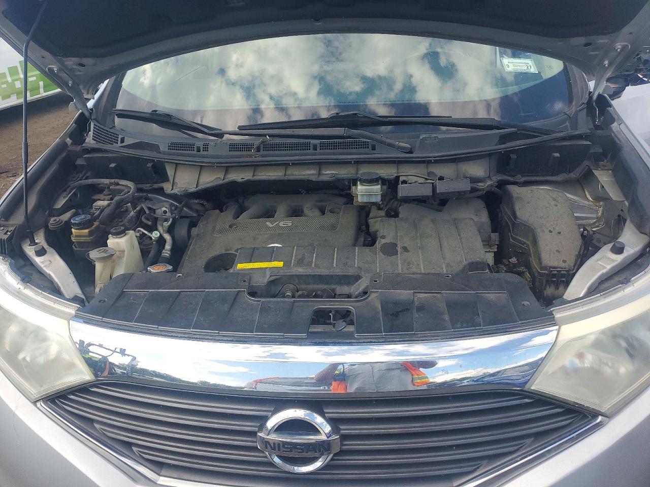 2013 Nissan Quest 3.5 S Серый vin: JN8AE2KPXD9065892