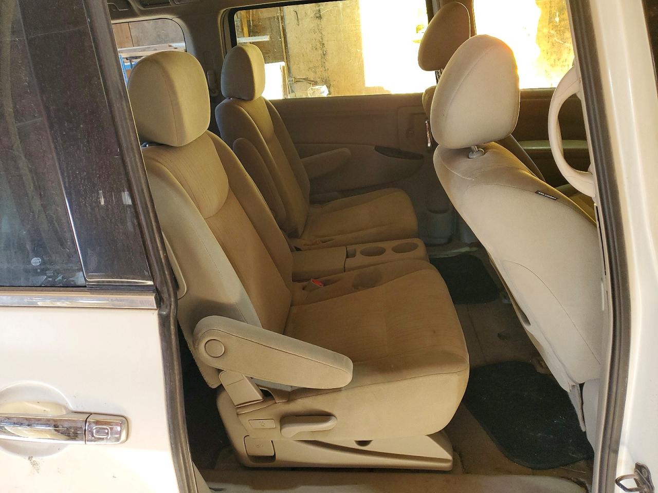 2013 Nissan Quest S White vin: JN8AE2KPXD9068419