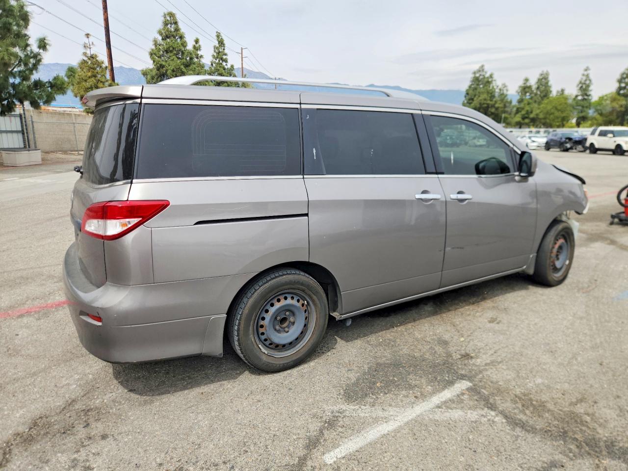2013 Nissan Quest 3.5 S Silver vin: JN8AE2KPXD9069005