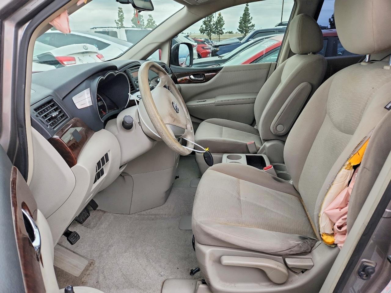 2013 Nissan Quest 3.5 S Silver vin: JN8AE2KPXD9069005