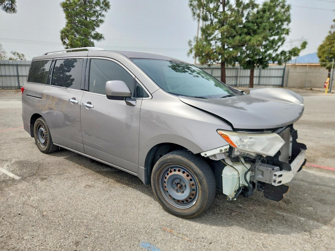 2013 Nissan Quest 3.5 S Silver vin: JN8AE2KPXD9069005