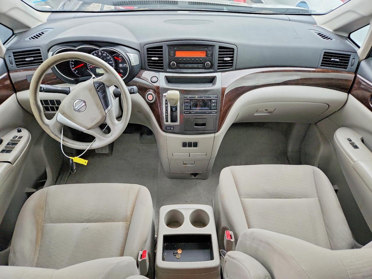 2013 Nissan Quest 3.5 S Silver vin: JN8AE2KPXD9069005