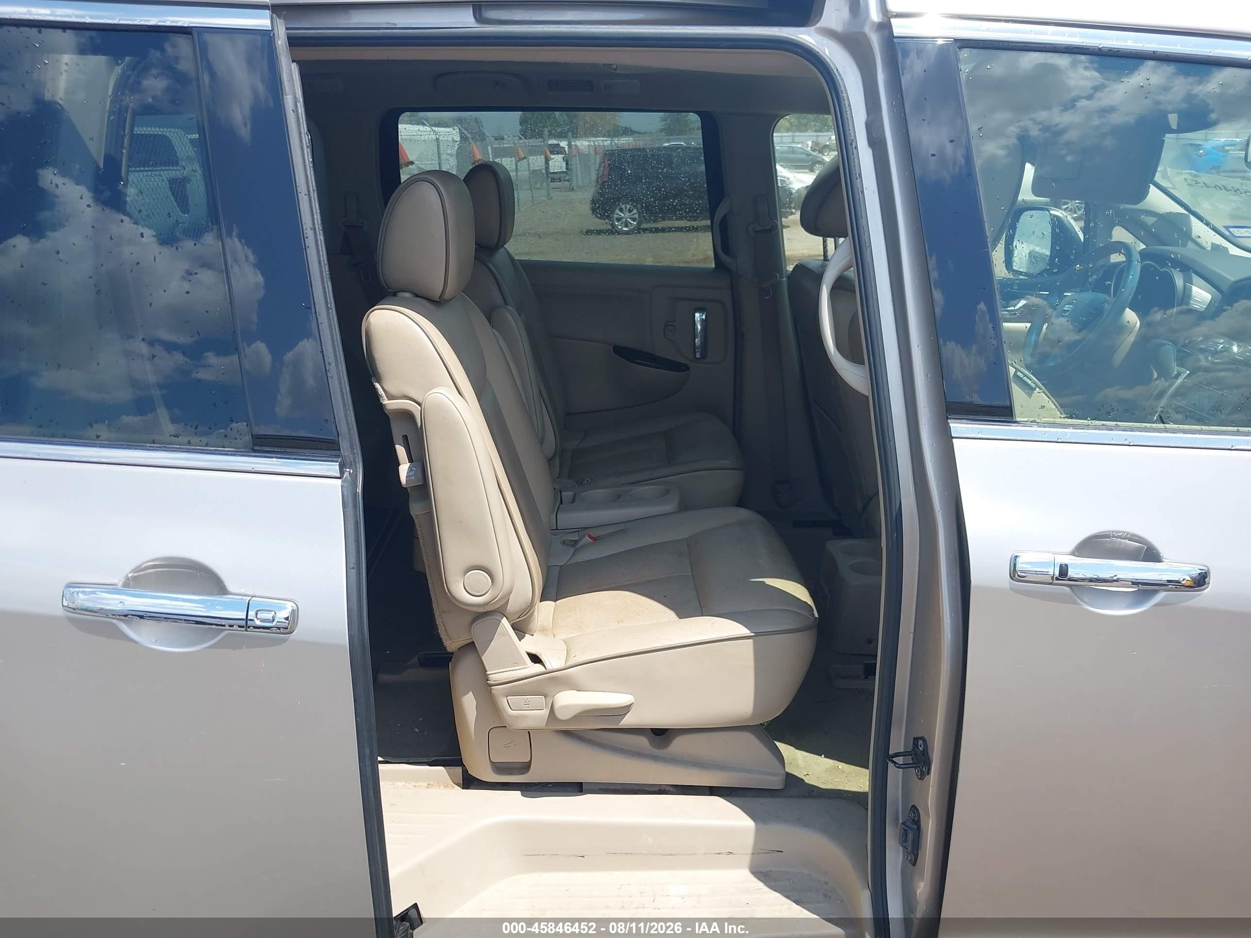 2013 Nissan Quest Sl Beige vin: JN8AE2KPXD9069893