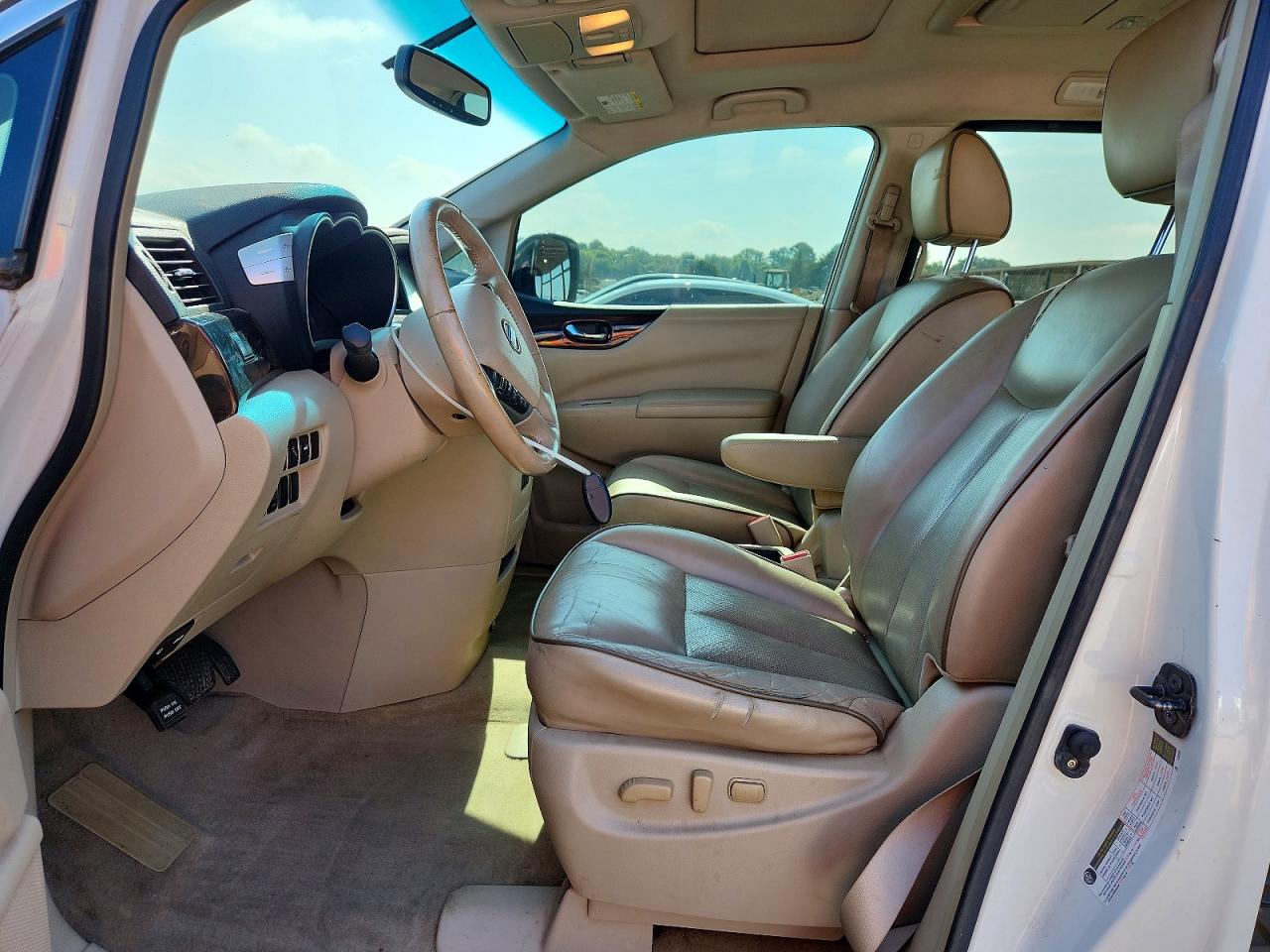 2013 Nissan Quest 3.5 S White vin: JN8AE2KPXD9071188