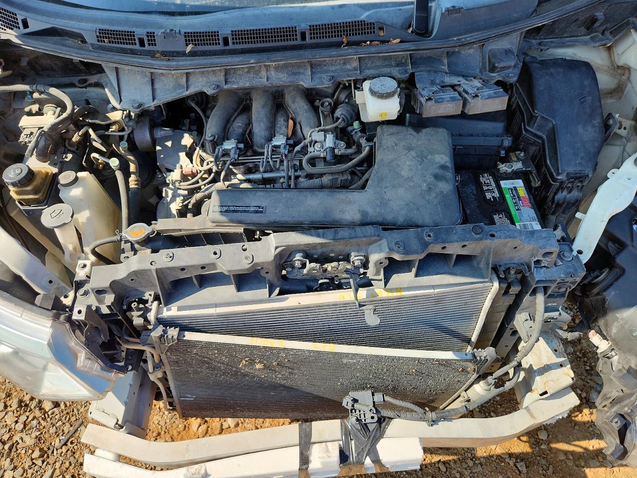 2013 Nissan Quest 3.5 S White vin: JN8AE2KPXD9071188