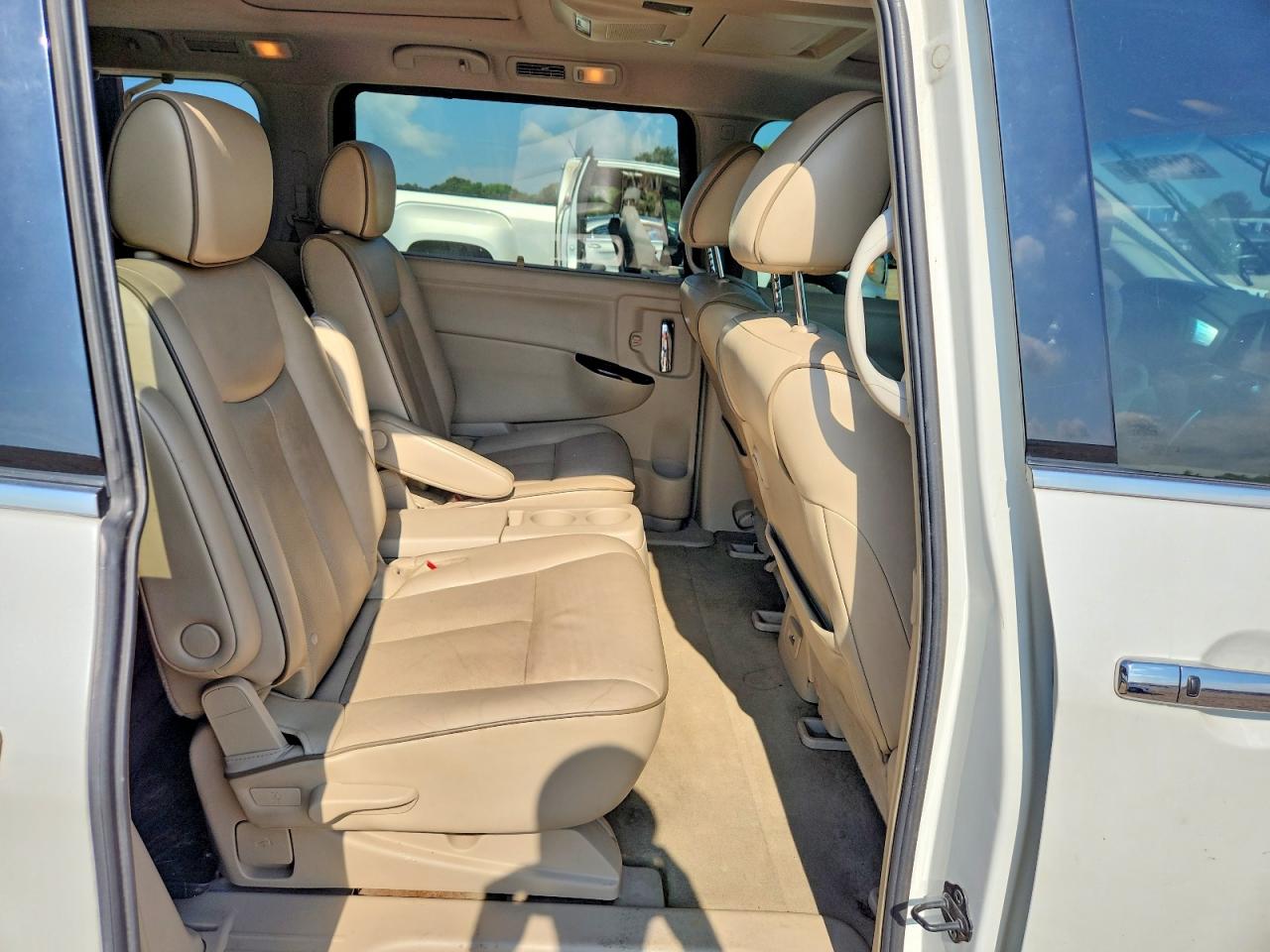 2013 Nissan Quest 3.5 S White vin: JN8AE2KPXD9071188