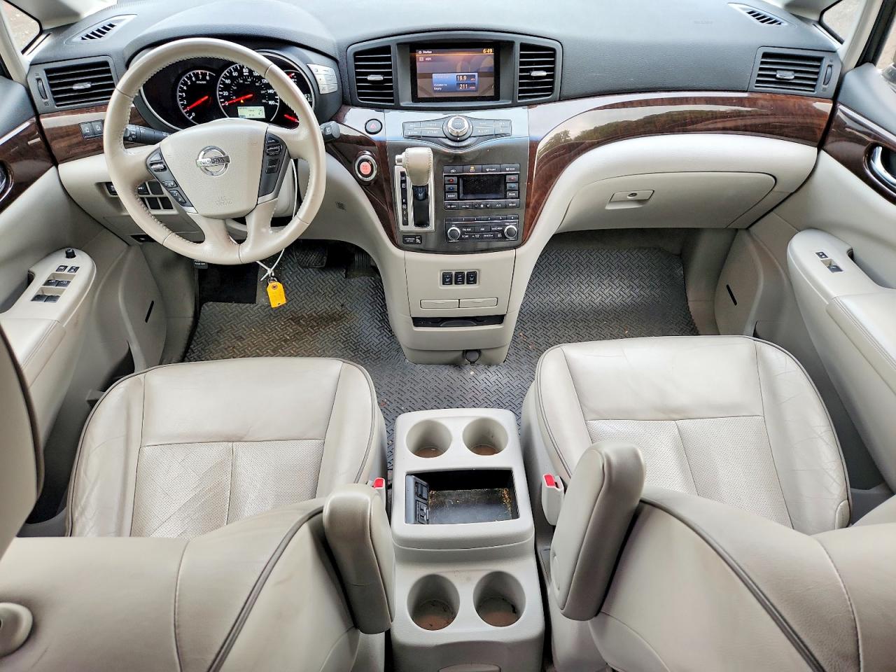 2014 Nissan Quest 3.5 Sl Gray vin: JN8AE2KPXE9100254