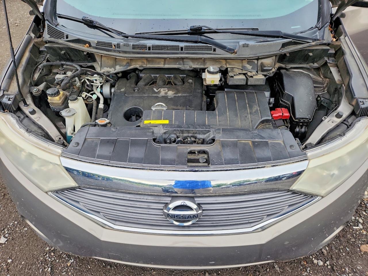2014 Nissan Quest 3.5 Sl Gray vin: JN8AE2KPXE9100254