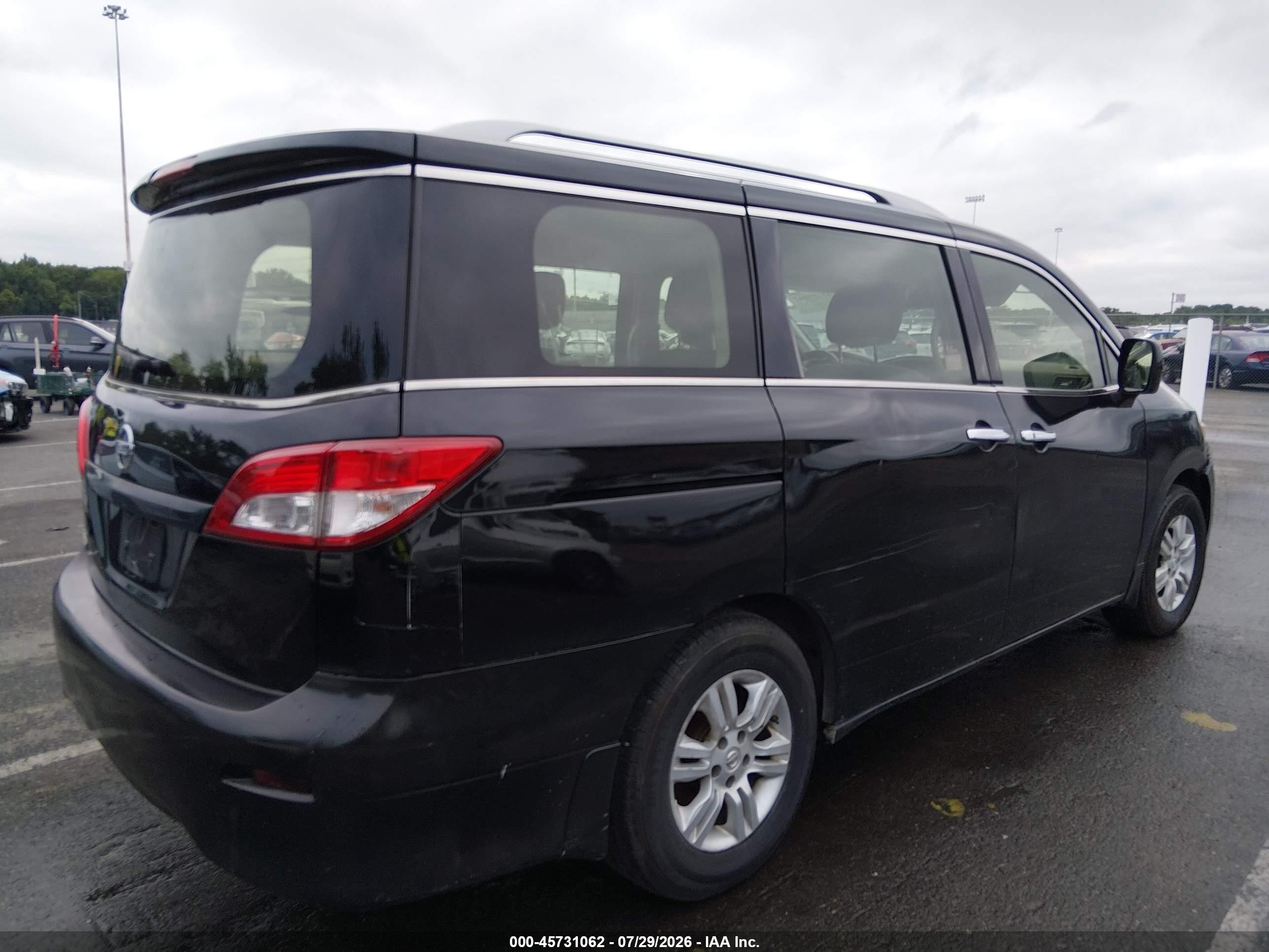 2014 Nissan Quest Le/s/sl/sv Black vin: JN8AE2KPXE9102912
