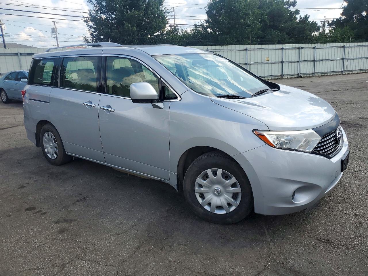 2014 Nissan Quest 3.5 S Серебряный vin: JN8AE2KPXE9104689