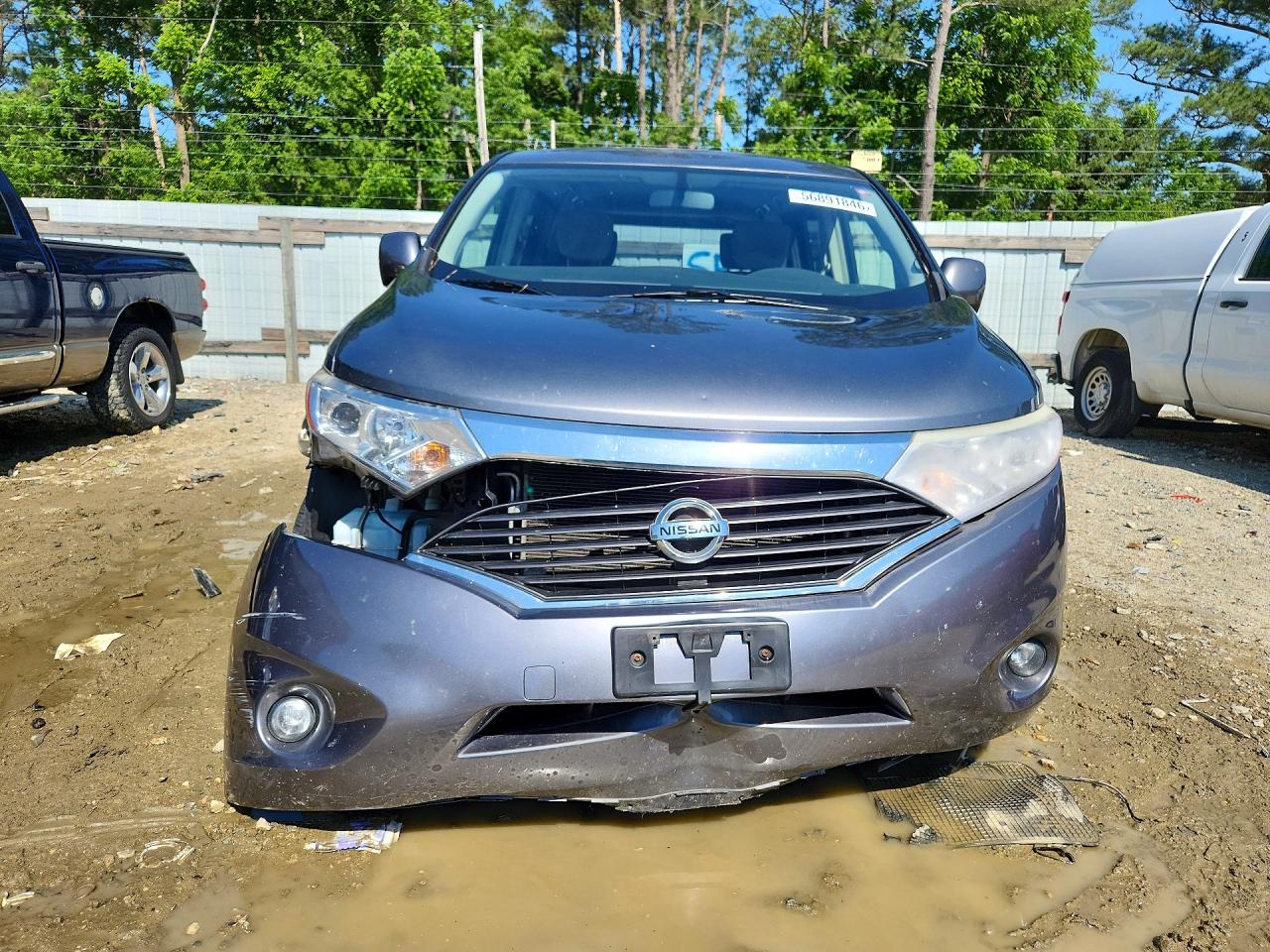 2015 Nissan Quest 3.5 Sv Серый vin: JN8AE2KPXF9122305