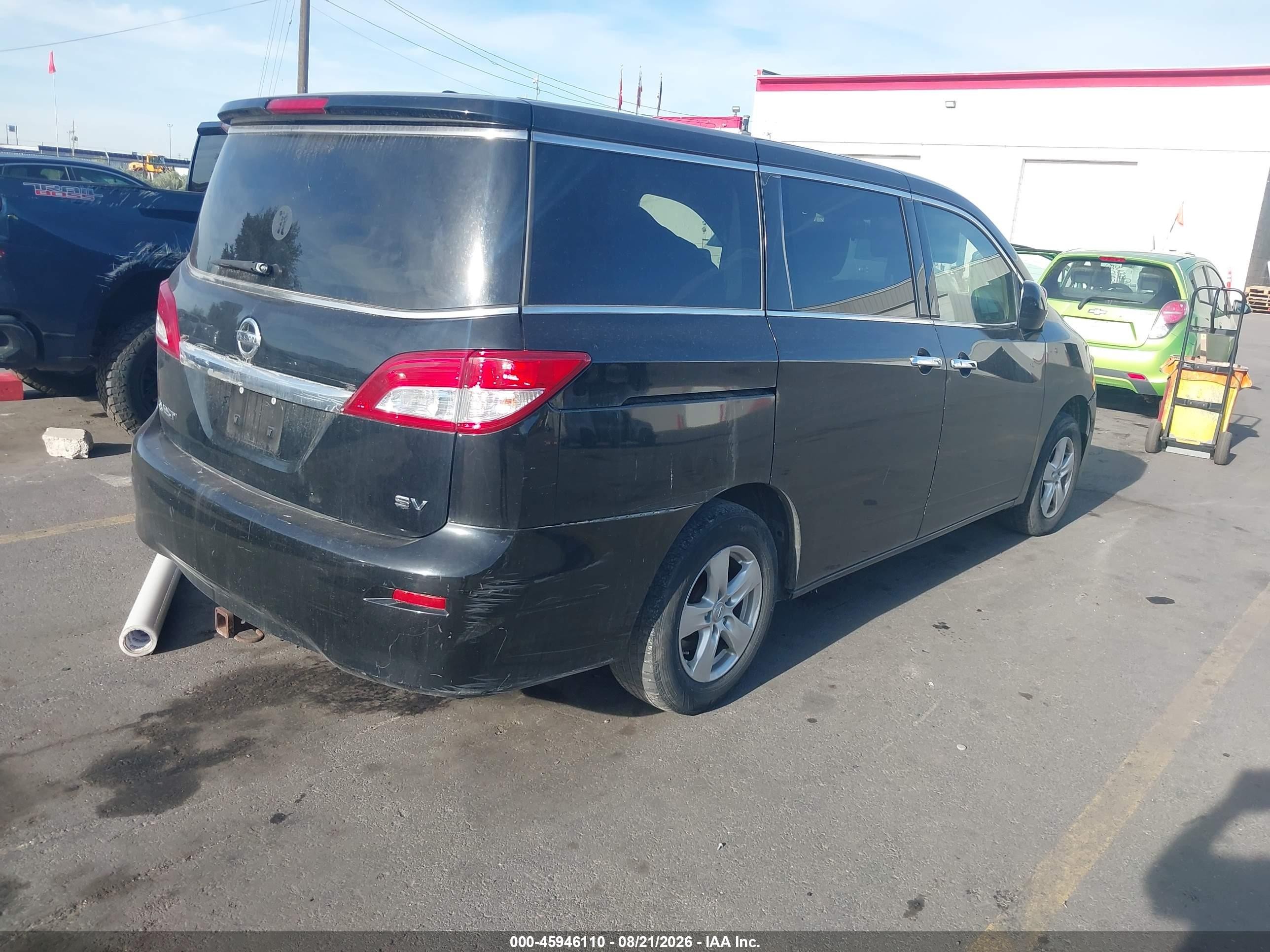 2015 Nissan Quest Platinum/s/sl/sv Black vin: JN8AE2KPXF9125334