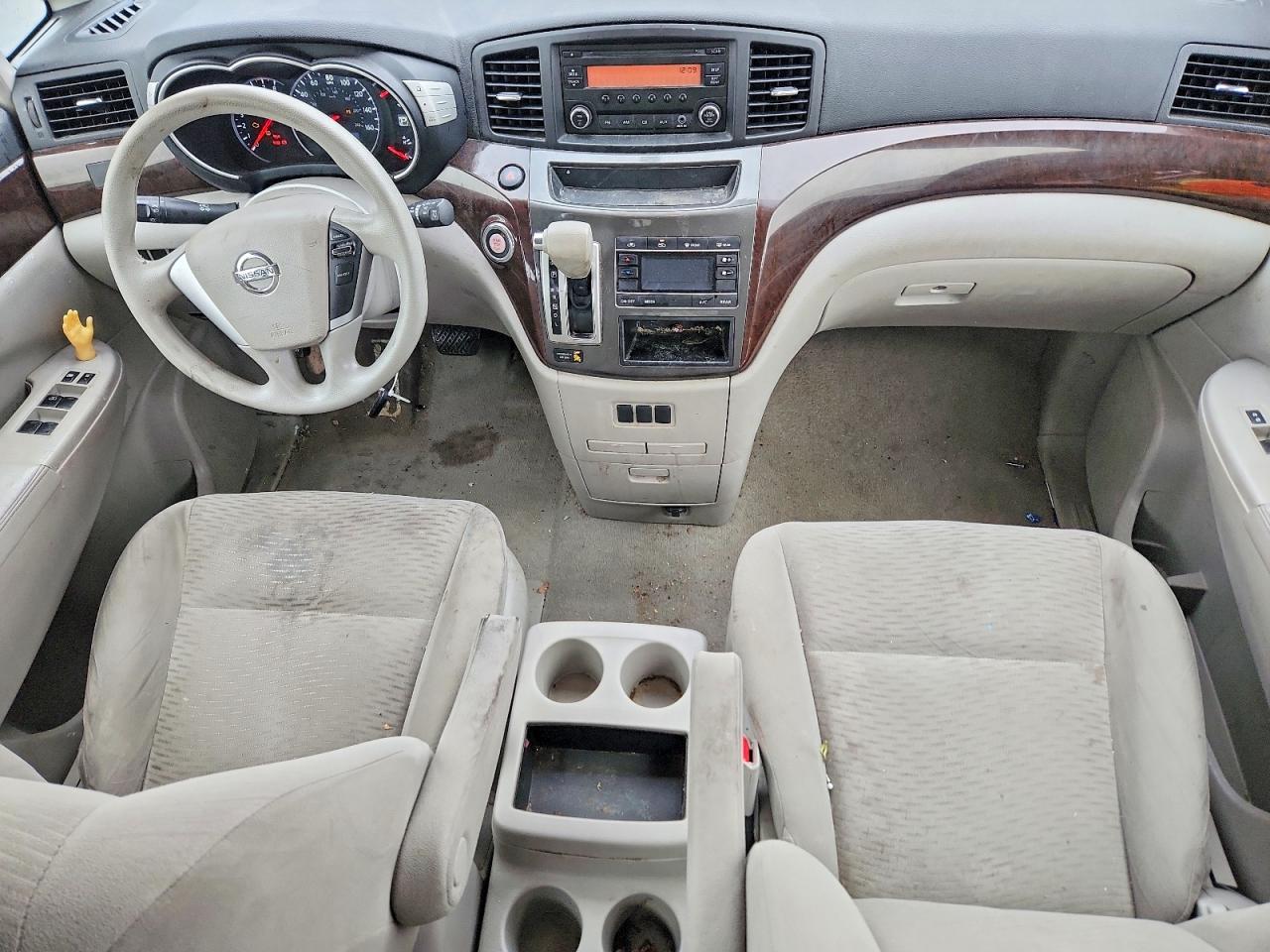 2015 Nissan Quest 3.5 S Белый vin: JN8AE2KPXF9129206