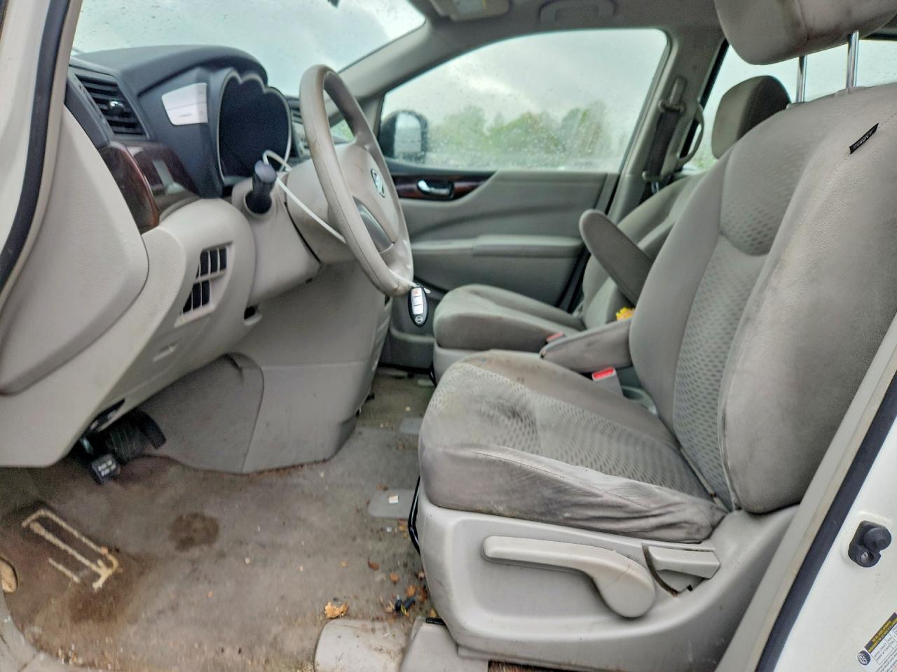 2015 Nissan Quest 3.5 S Белый vin: JN8AE2KPXF9129206
