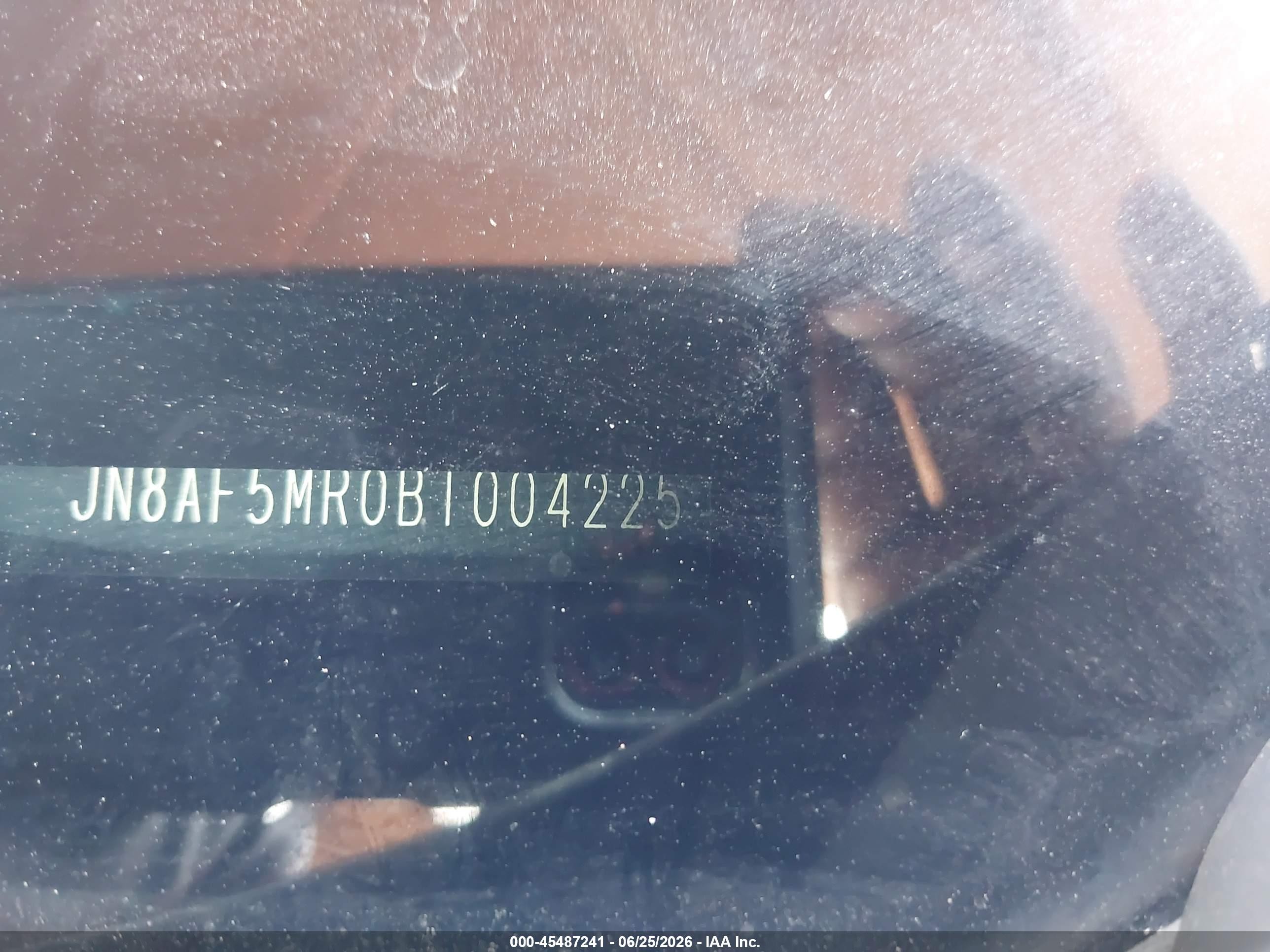 2011 Nissan Juke Sv Black vin: JN8AF5MR0BT004225