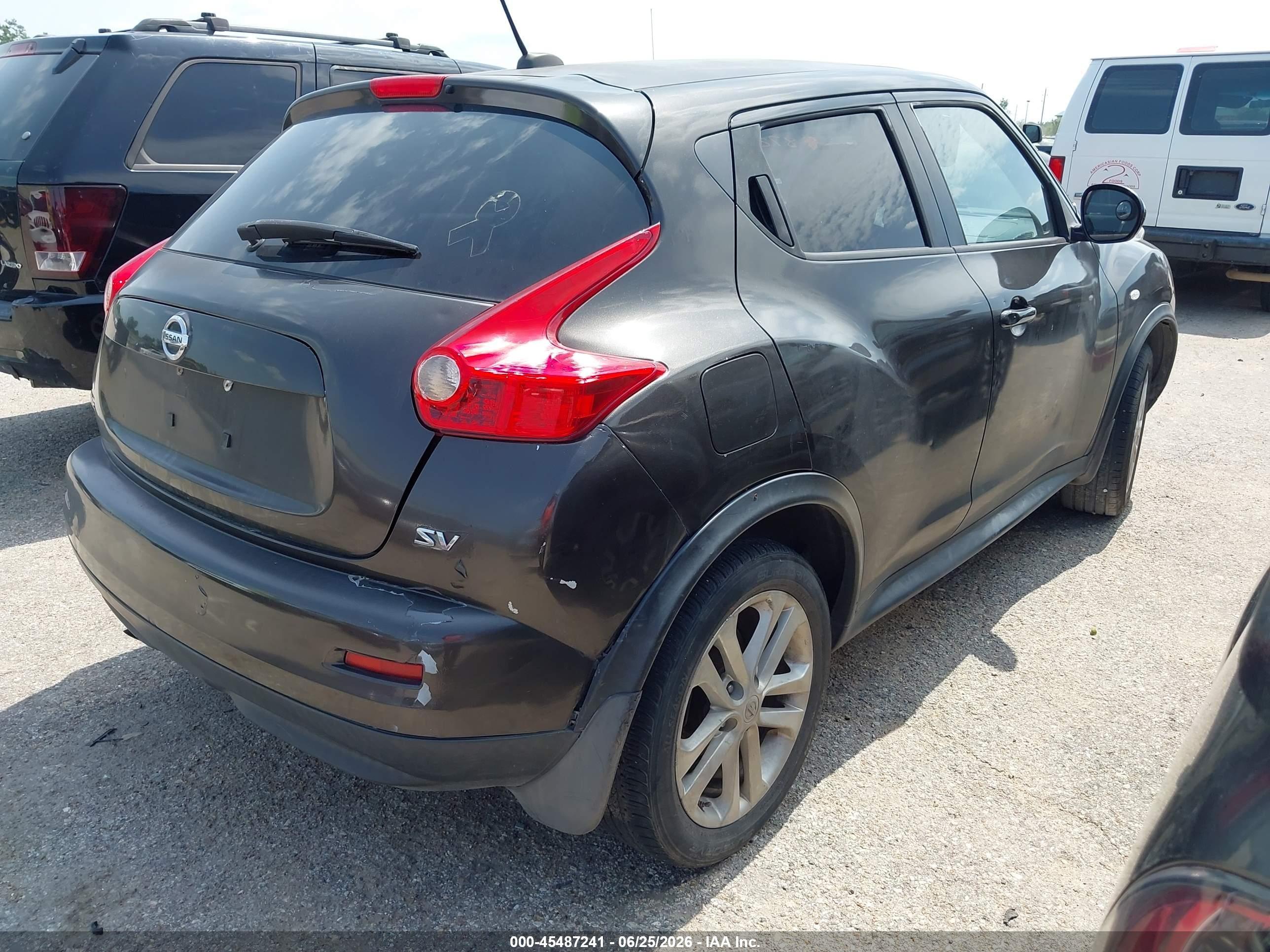 2011 Nissan Juke Sv Black vin: JN8AF5MR0BT004225
