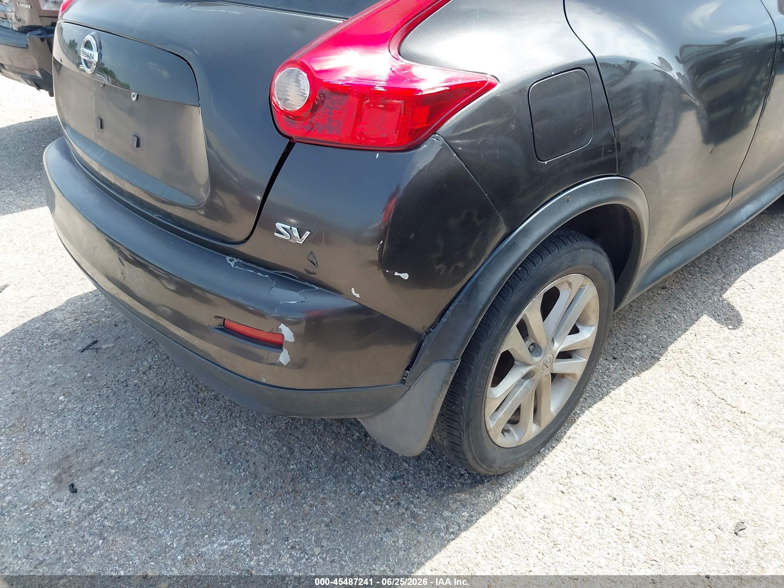 2011 Nissan Juke Sv Black vin: JN8AF5MR0BT004225
