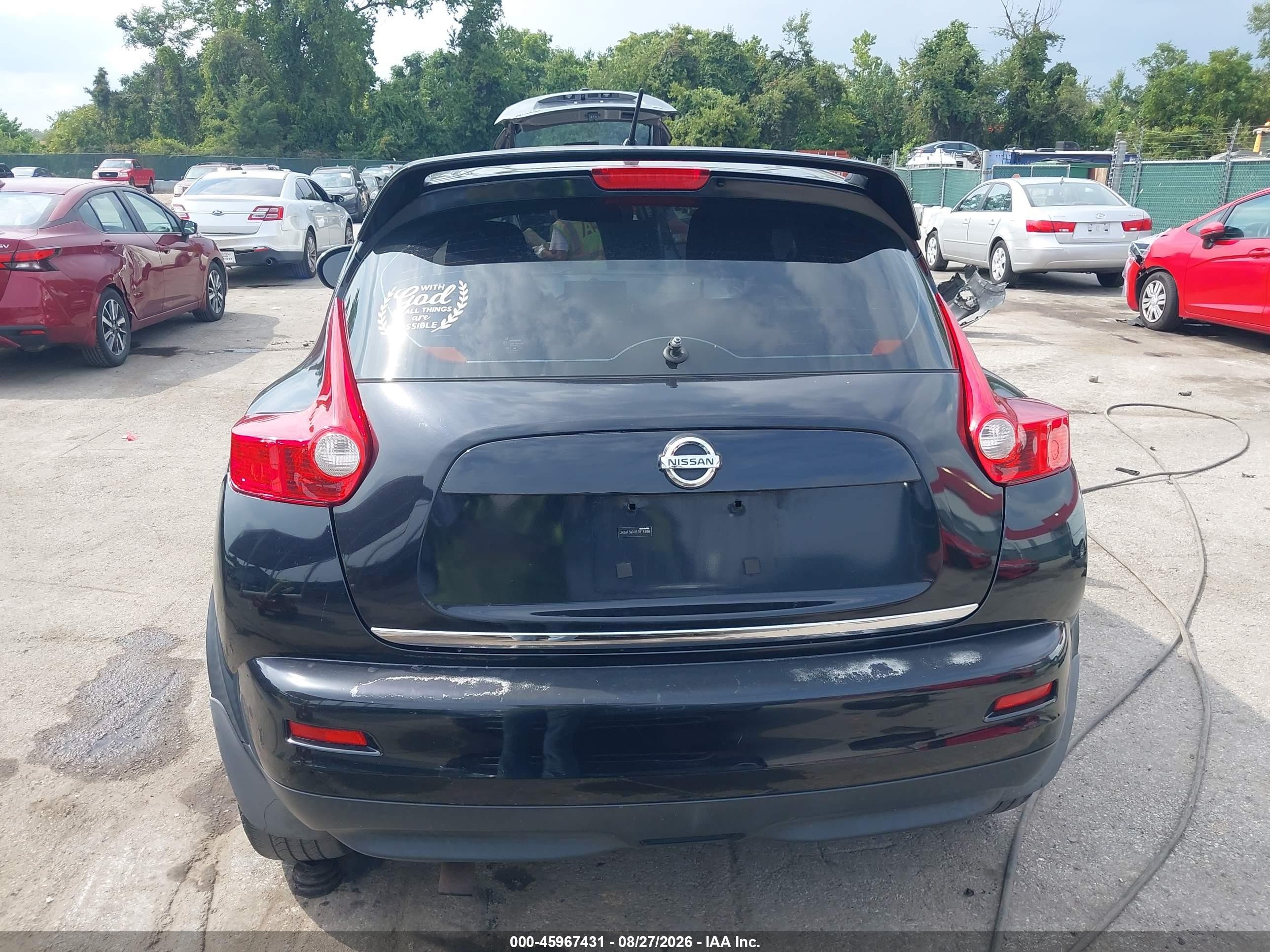 2011 Nissan Juke S Black vin: JN8AF5MR0BT014866