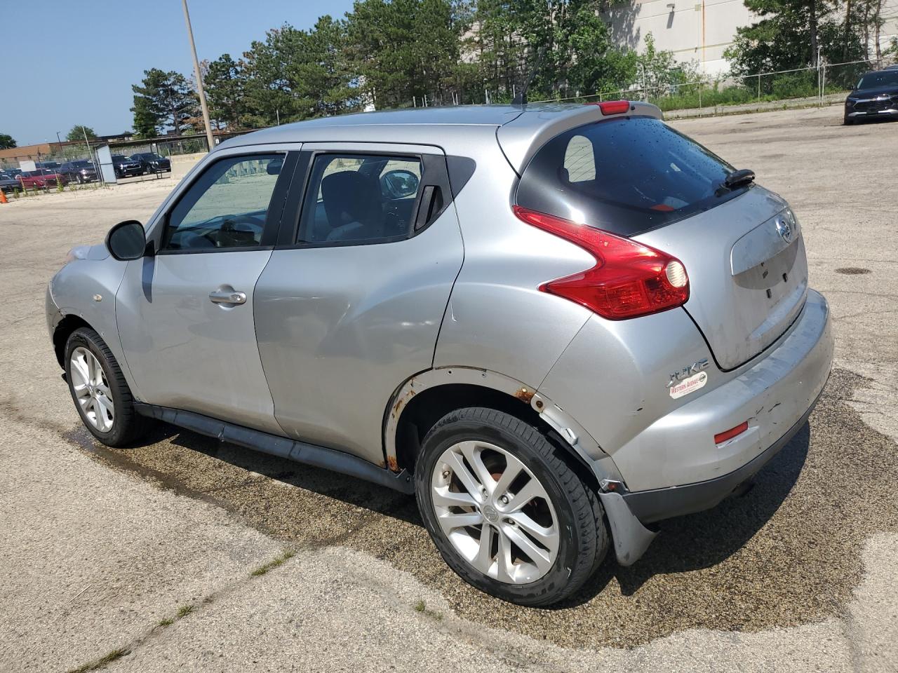 2011 Nissan Juke S Gray vin: JN8AF5MR0BT017069 Damage: Left Rear Door, Previous Repair, Substandard Repair