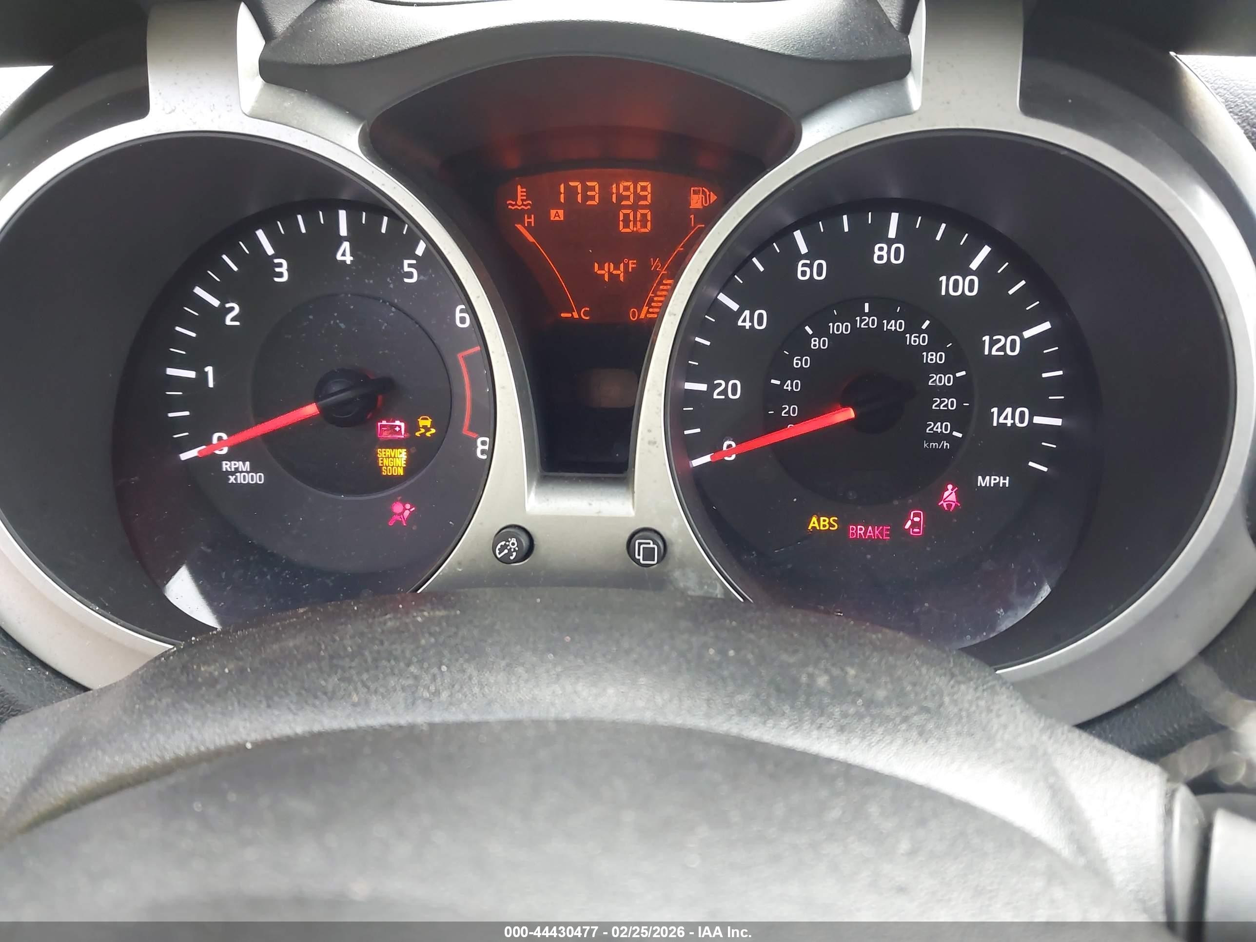 2011 Nissan Juke Sv Gray vin: JN8AF5MR0BT017539