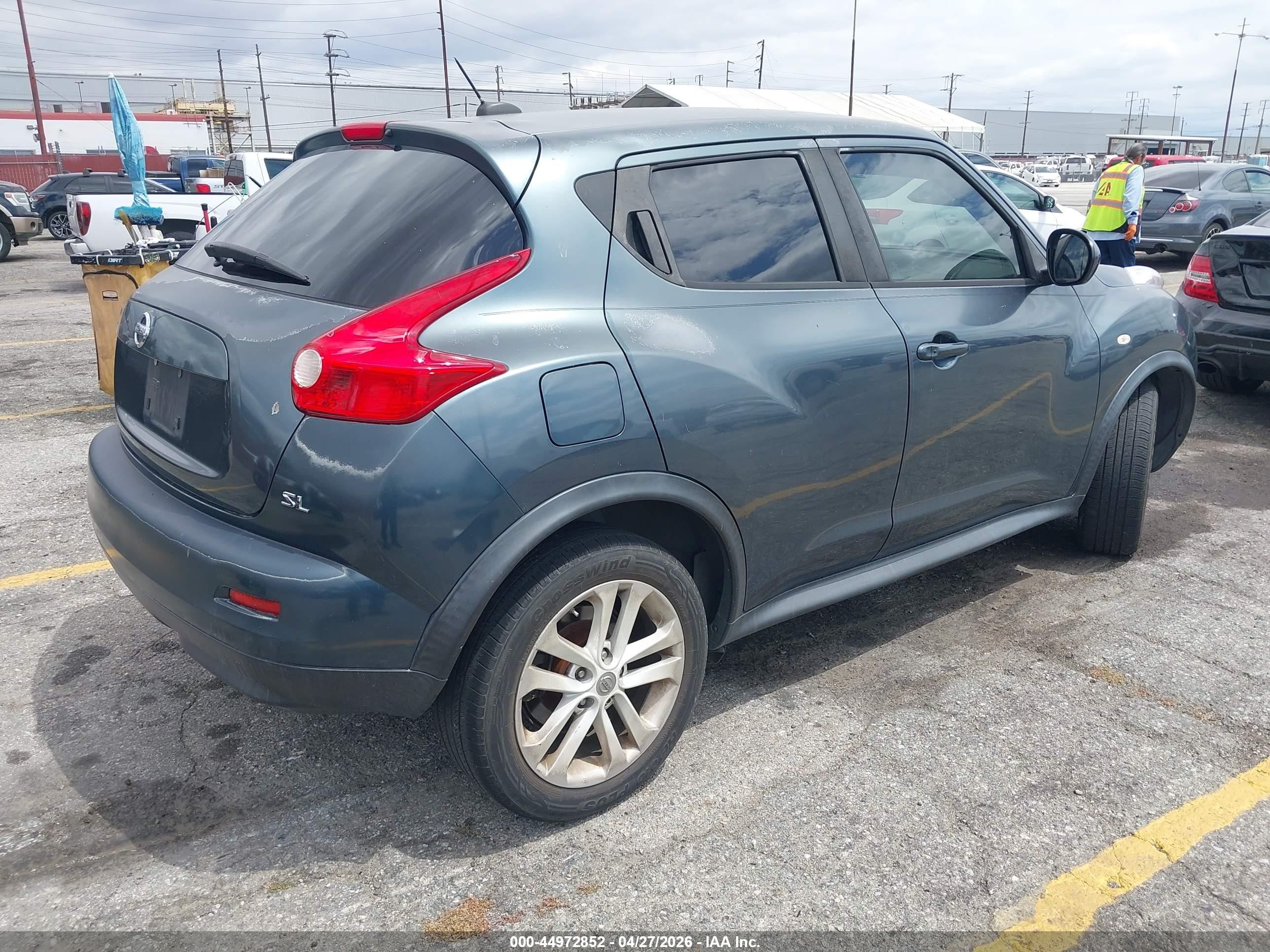 2011 Nissan Juke Sl Green vin: JN8AF5MR0BT022482