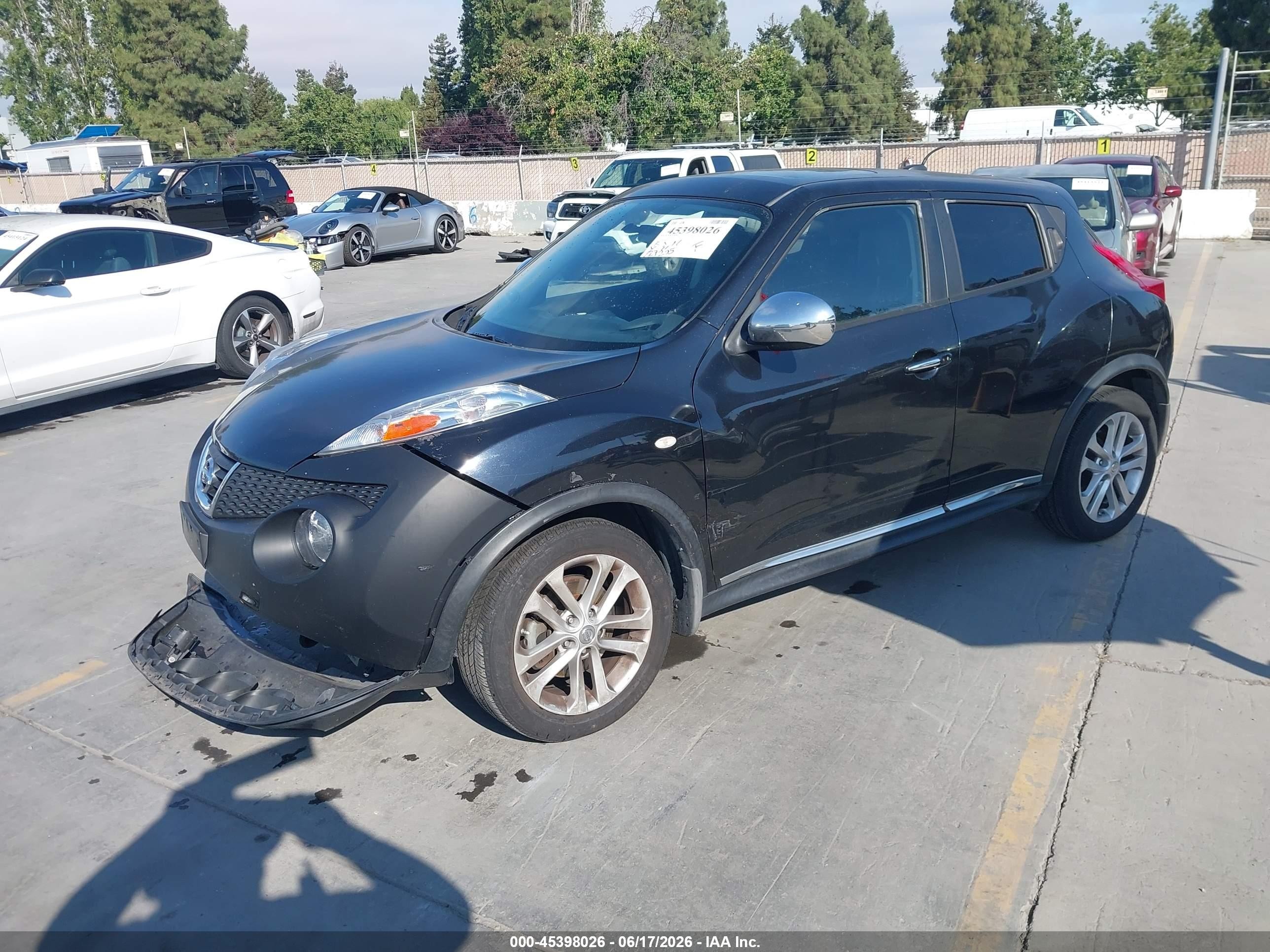 2012 Nissan Juke Sl Black vin: JN8AF5MR0CT105394