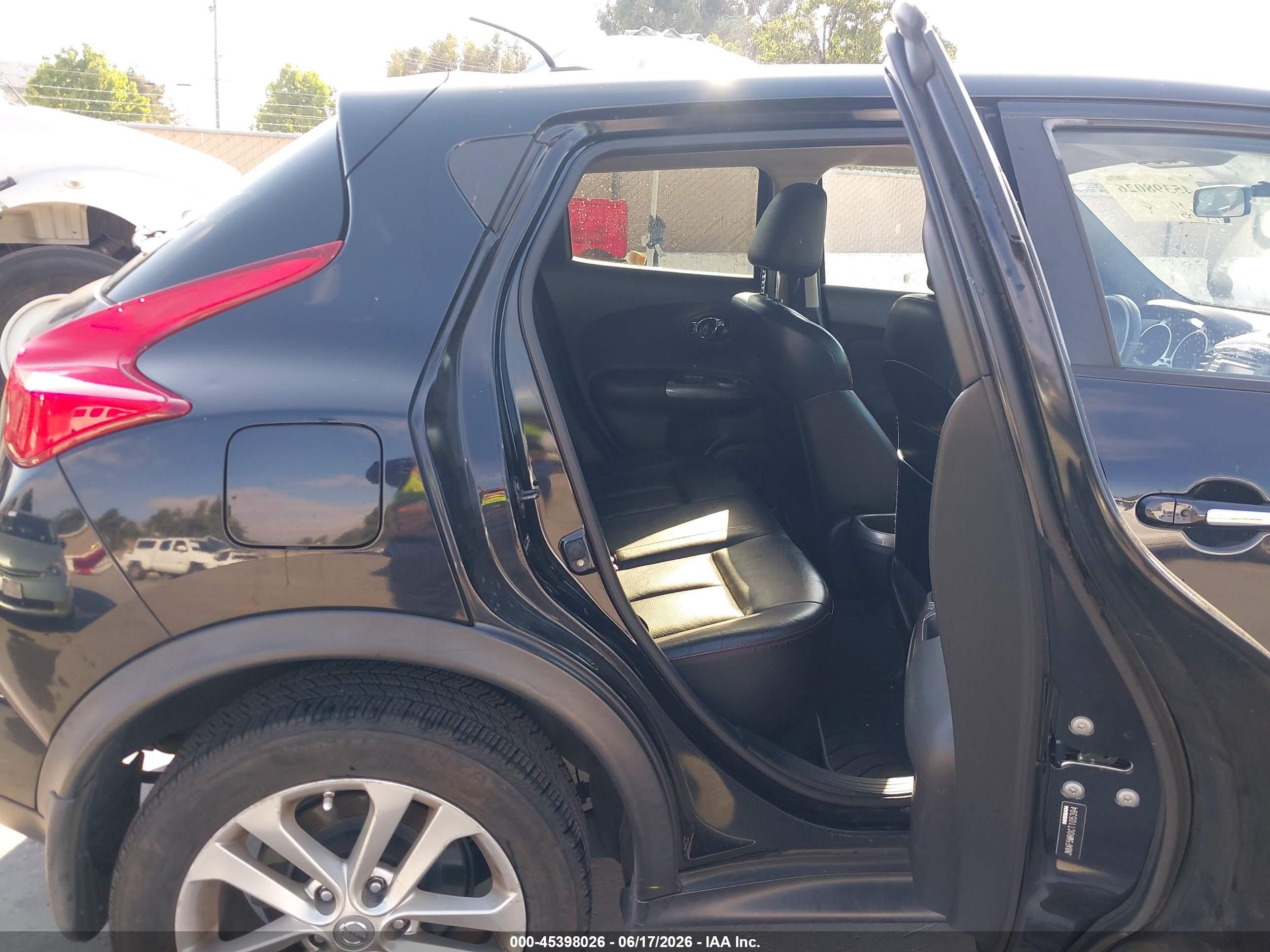 2012 Nissan Juke Sl Black vin: JN8AF5MR0CT105394
