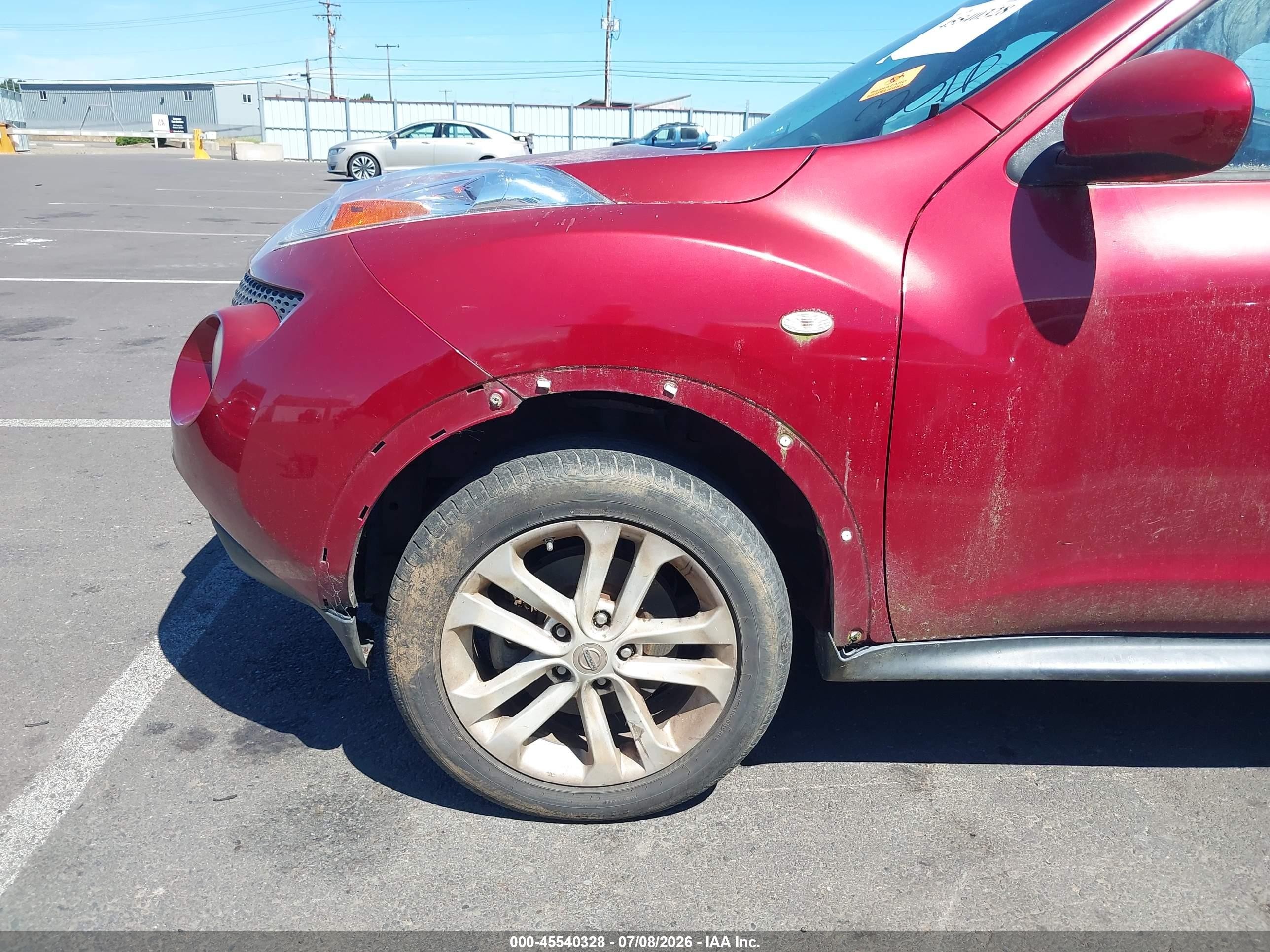 2012 Nissan Juke S Red vin: JN8AF5MR0CT109073