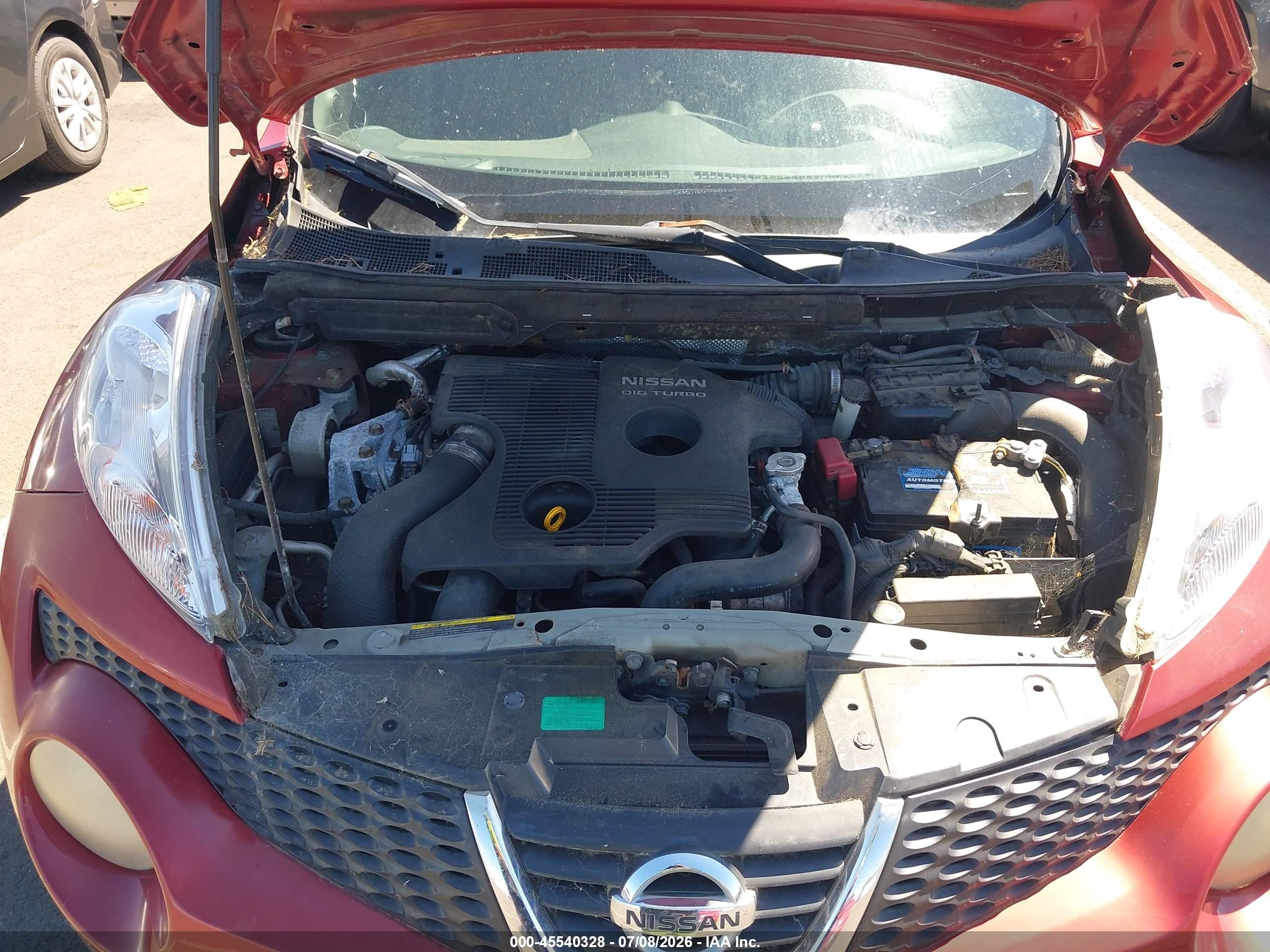 2012 Nissan Juke S Red vin: JN8AF5MR0CT109073