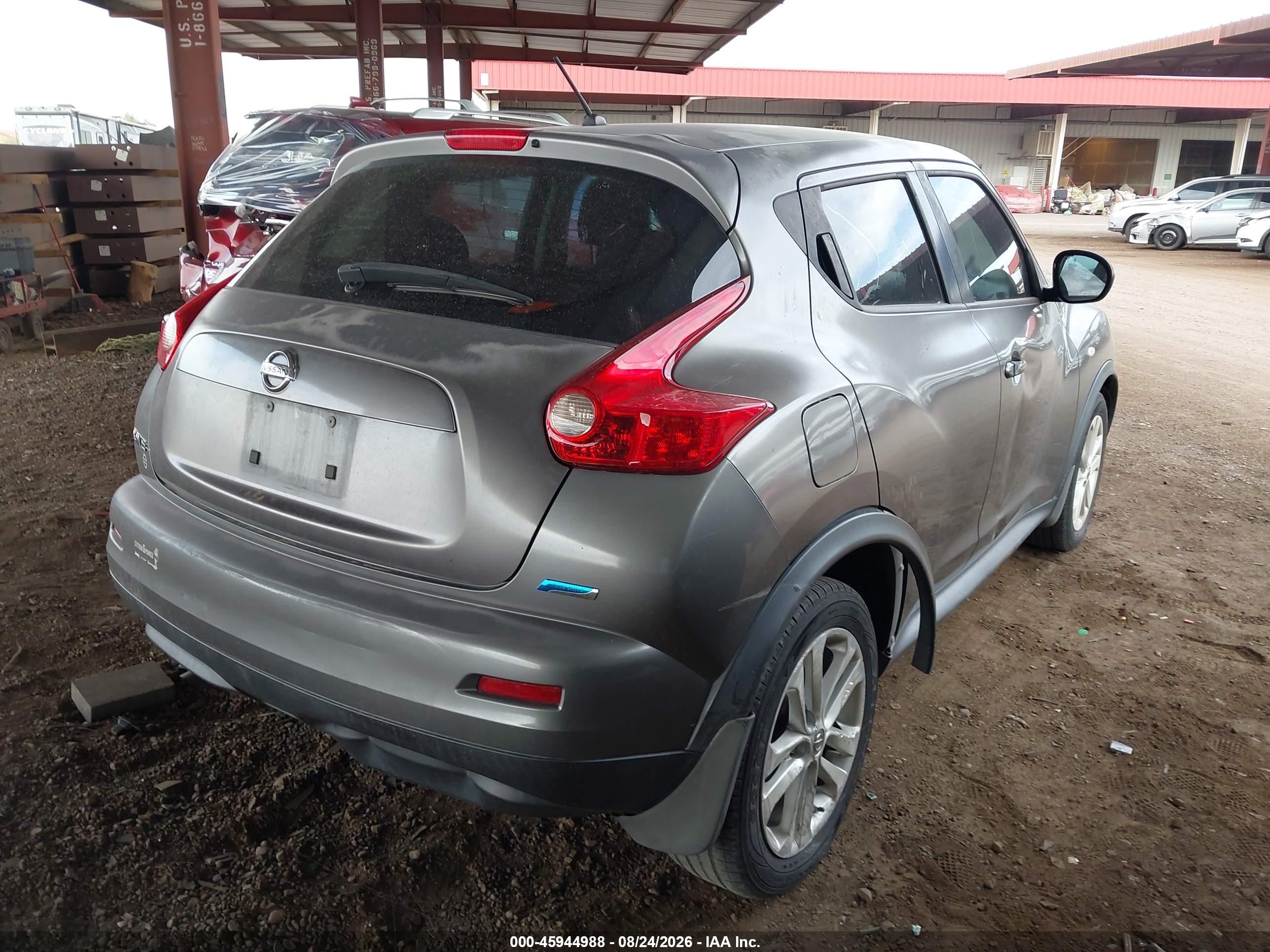 2013 Nissan Juke S Gray vin: JN8AF5MR0DT207571